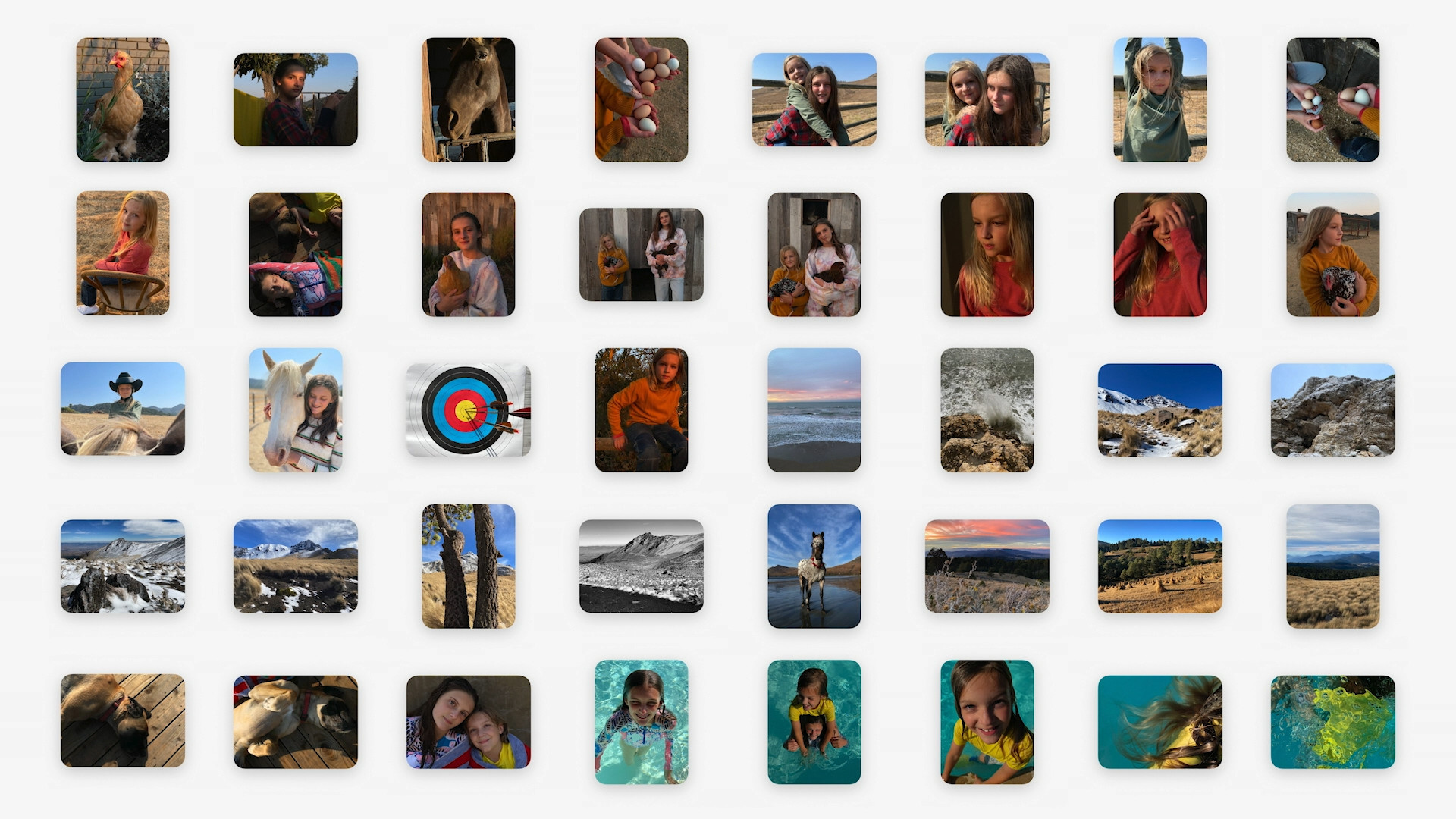 photo gallery thumbnails
