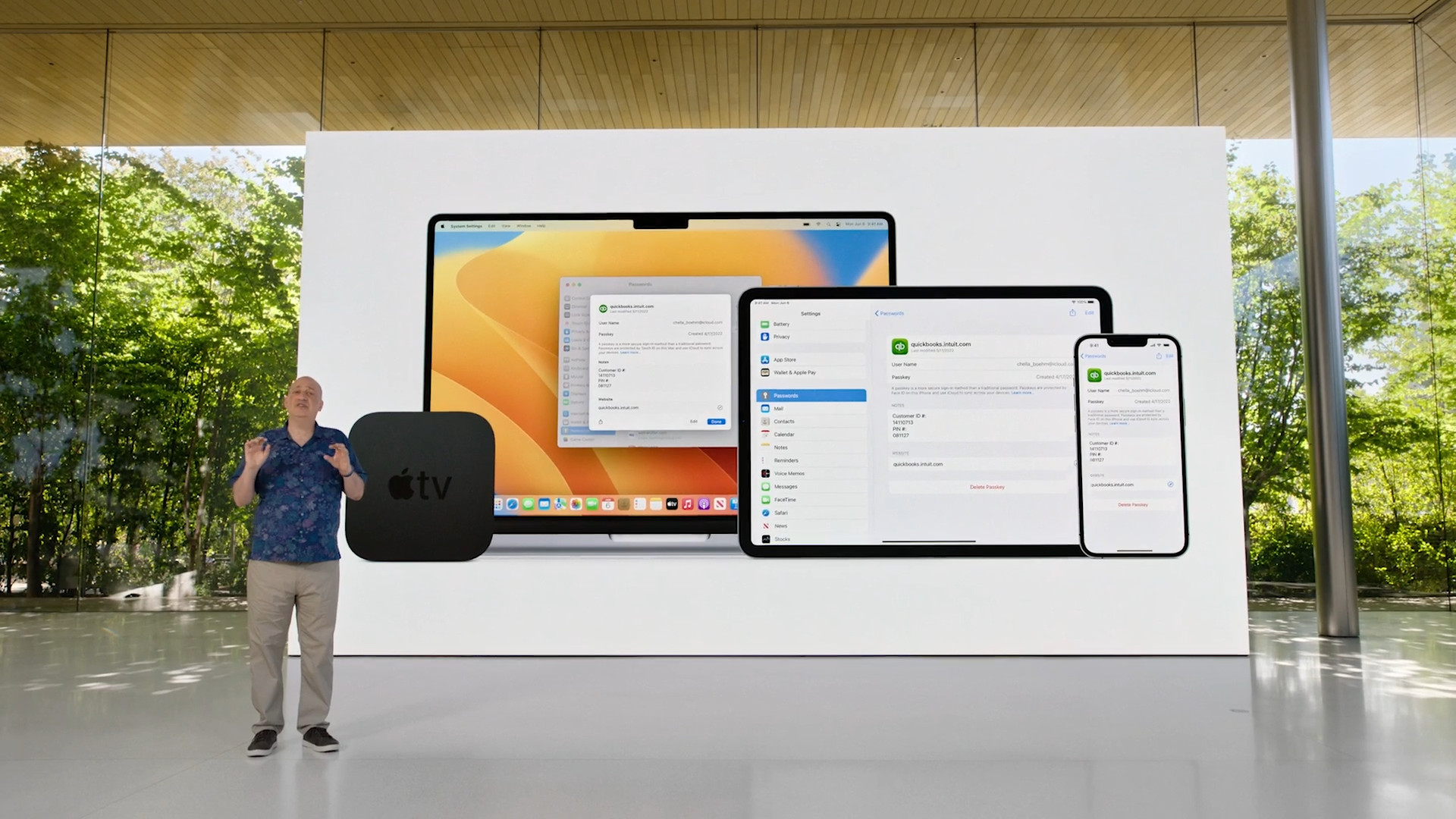 presentation apple devices