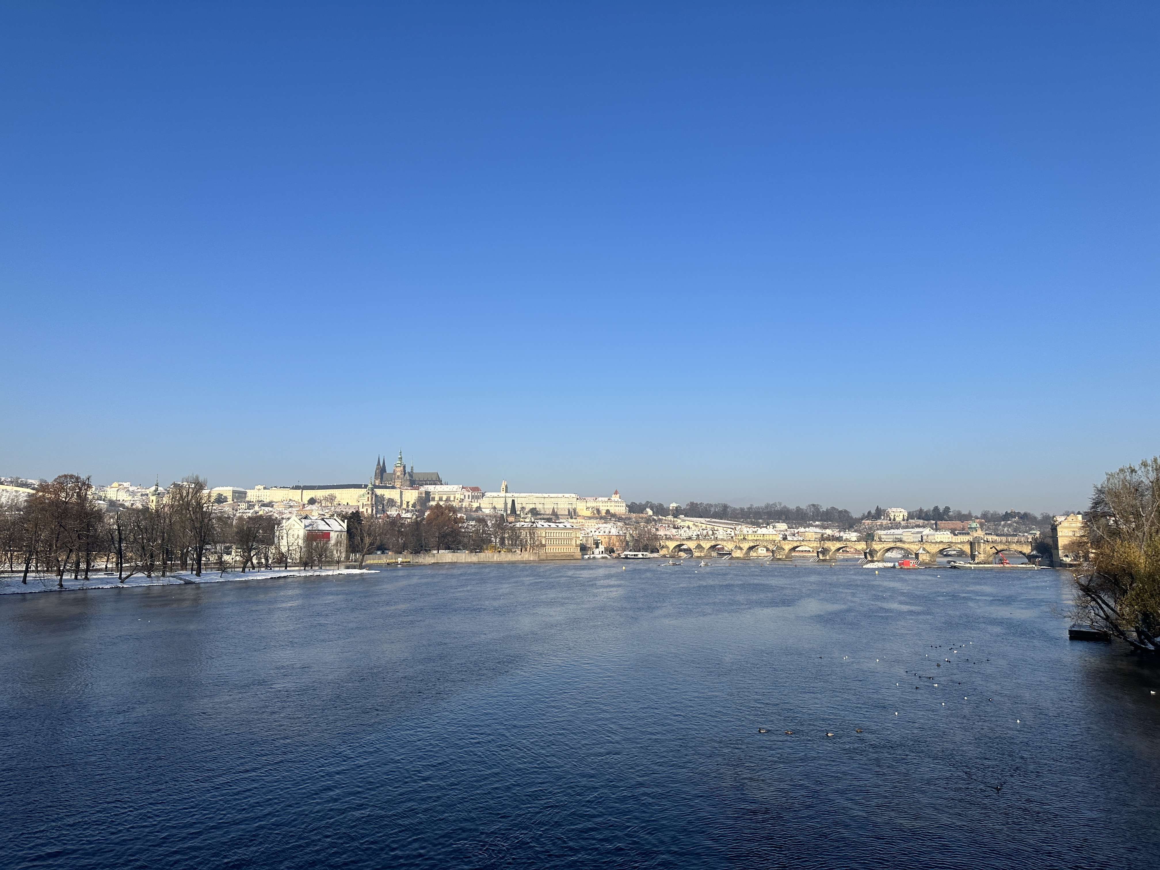 river view prague castle