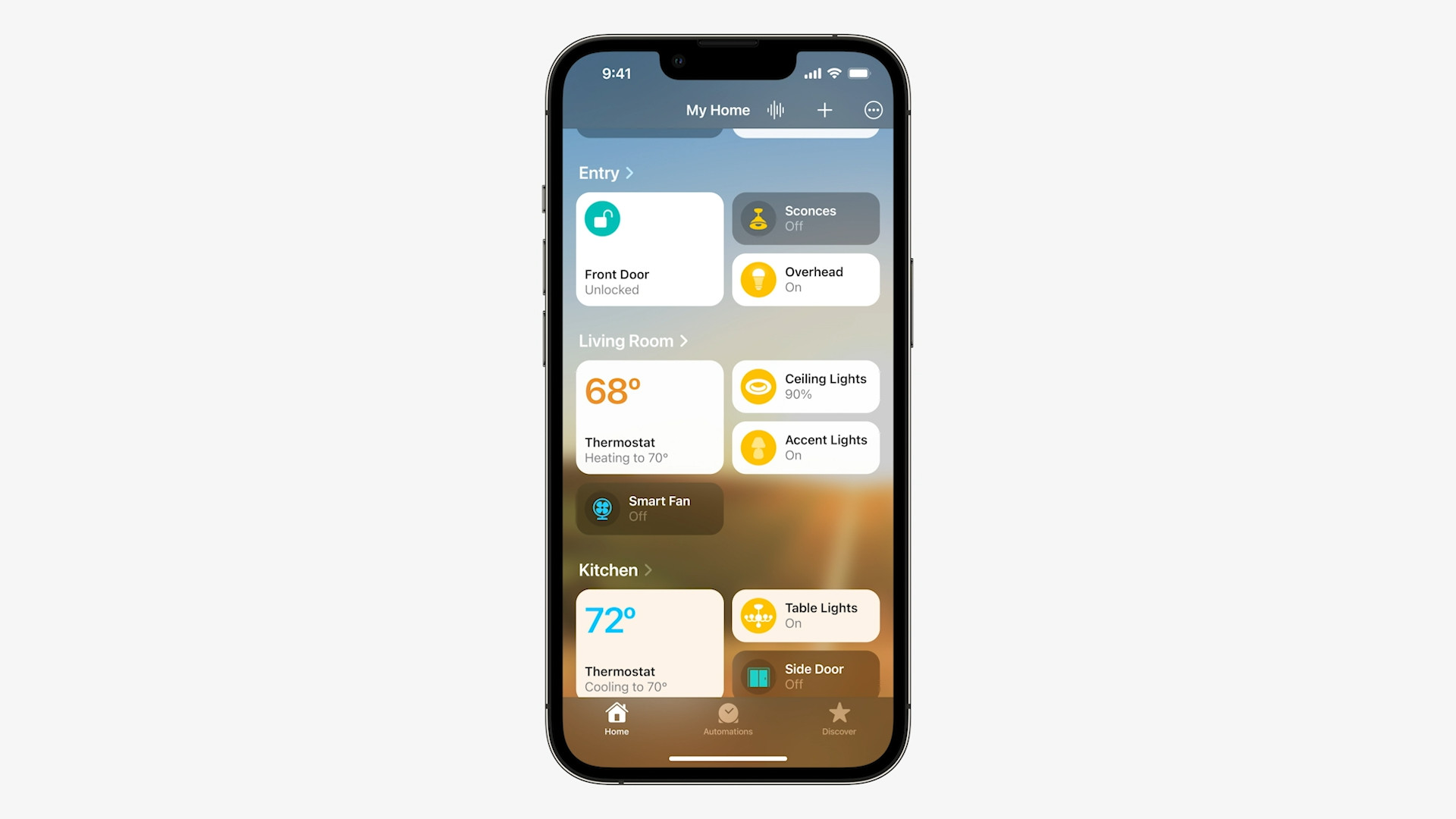 smart home temperature control