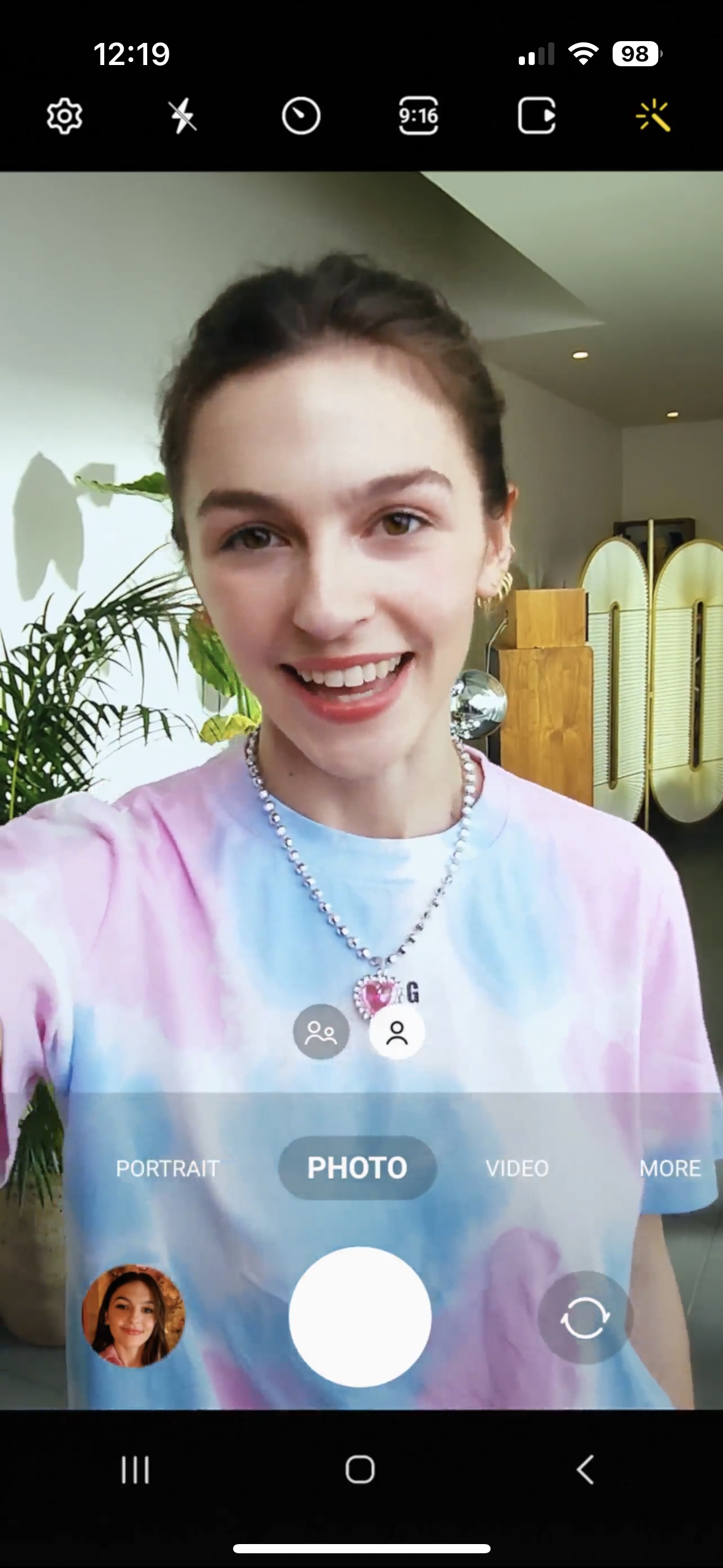 smartphone camera app