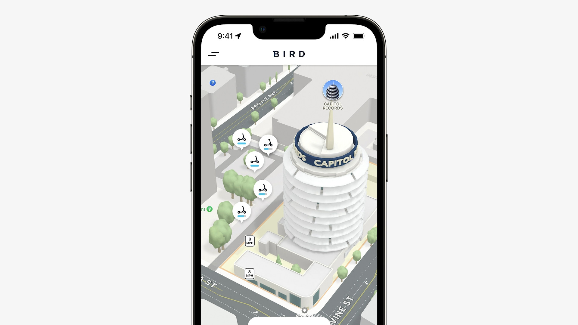 smartphone map 3d building