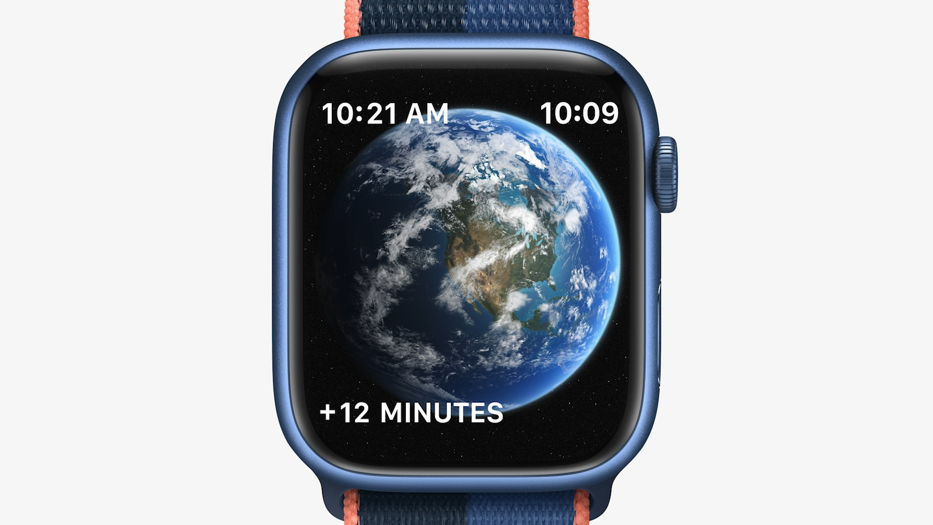 smartwatch earth display time