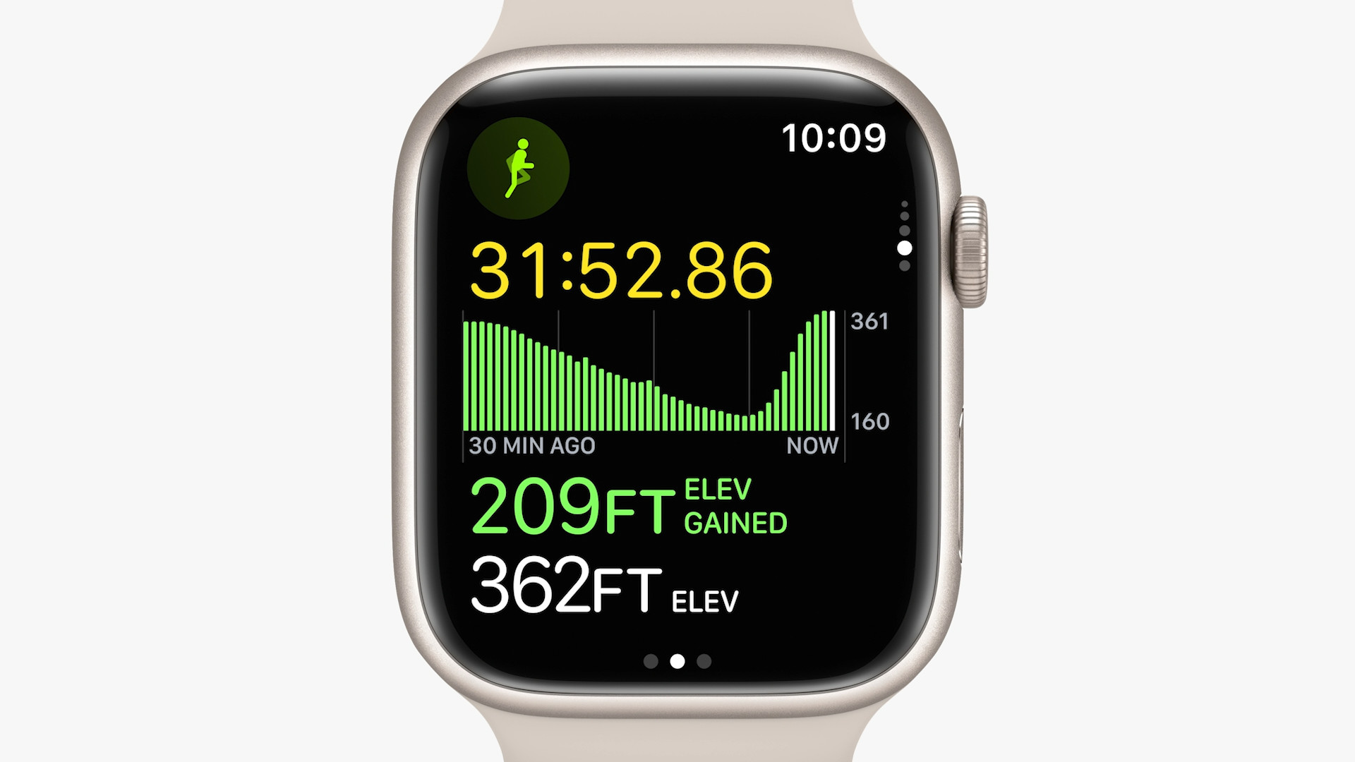 smartwatch elevation gain