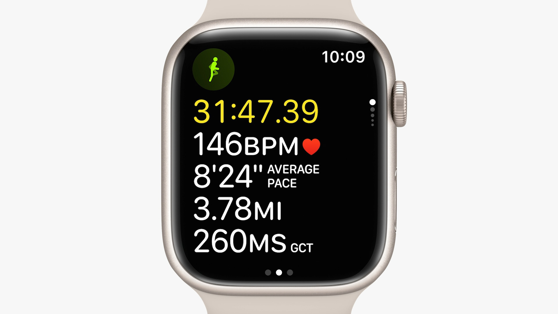 smartwatch heart rate display
