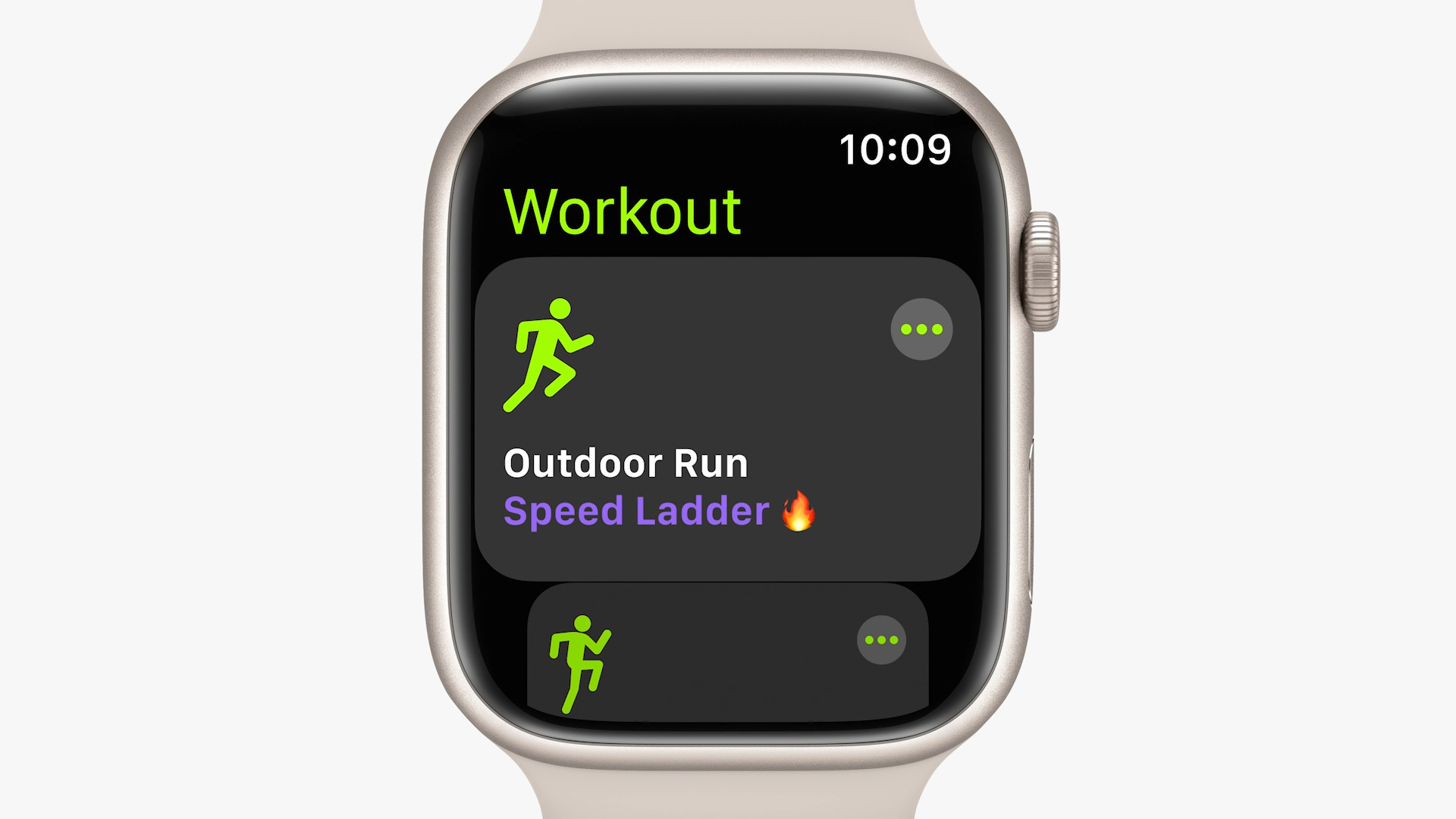 smartwatch workout display