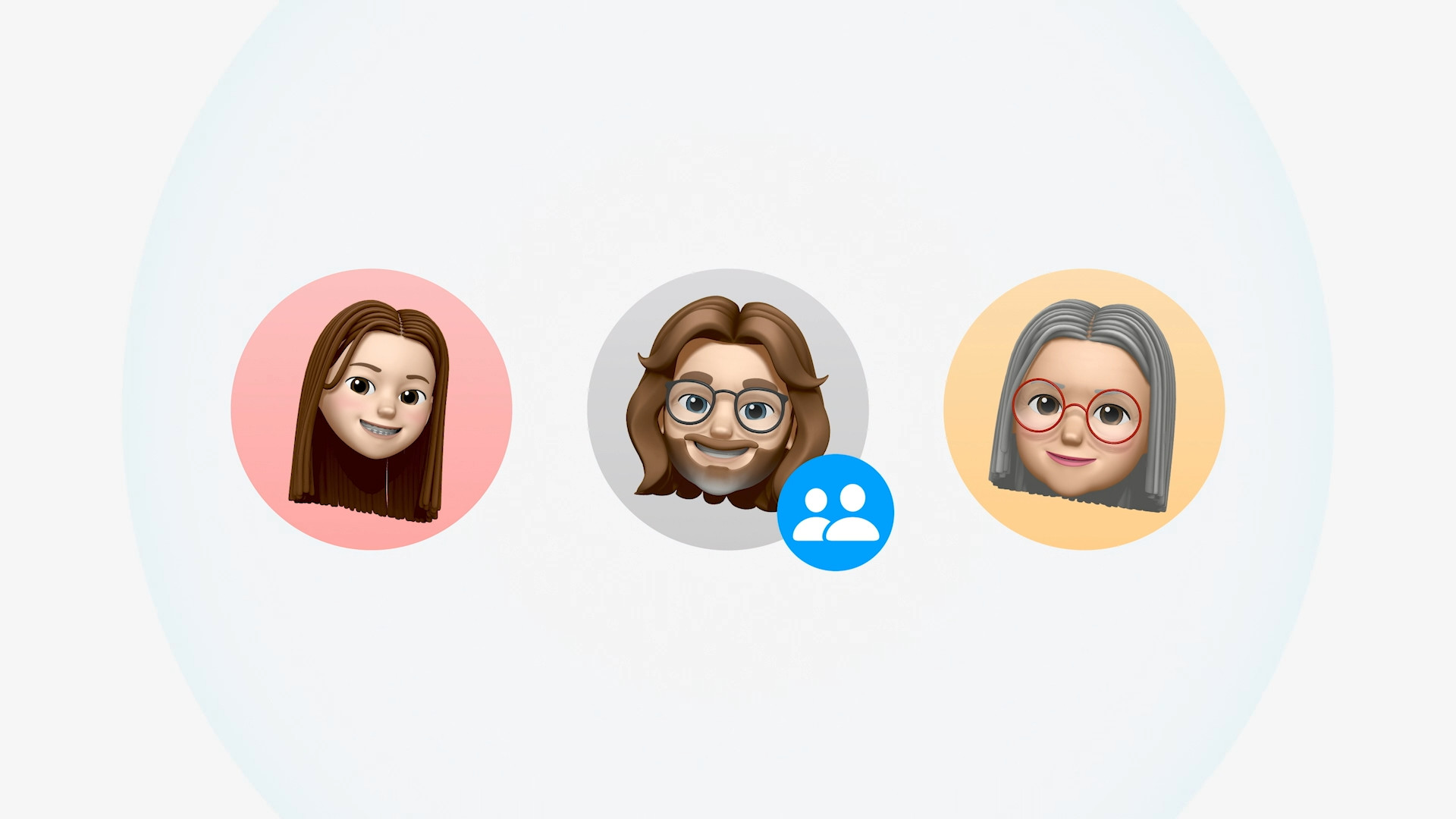 three avatars active center