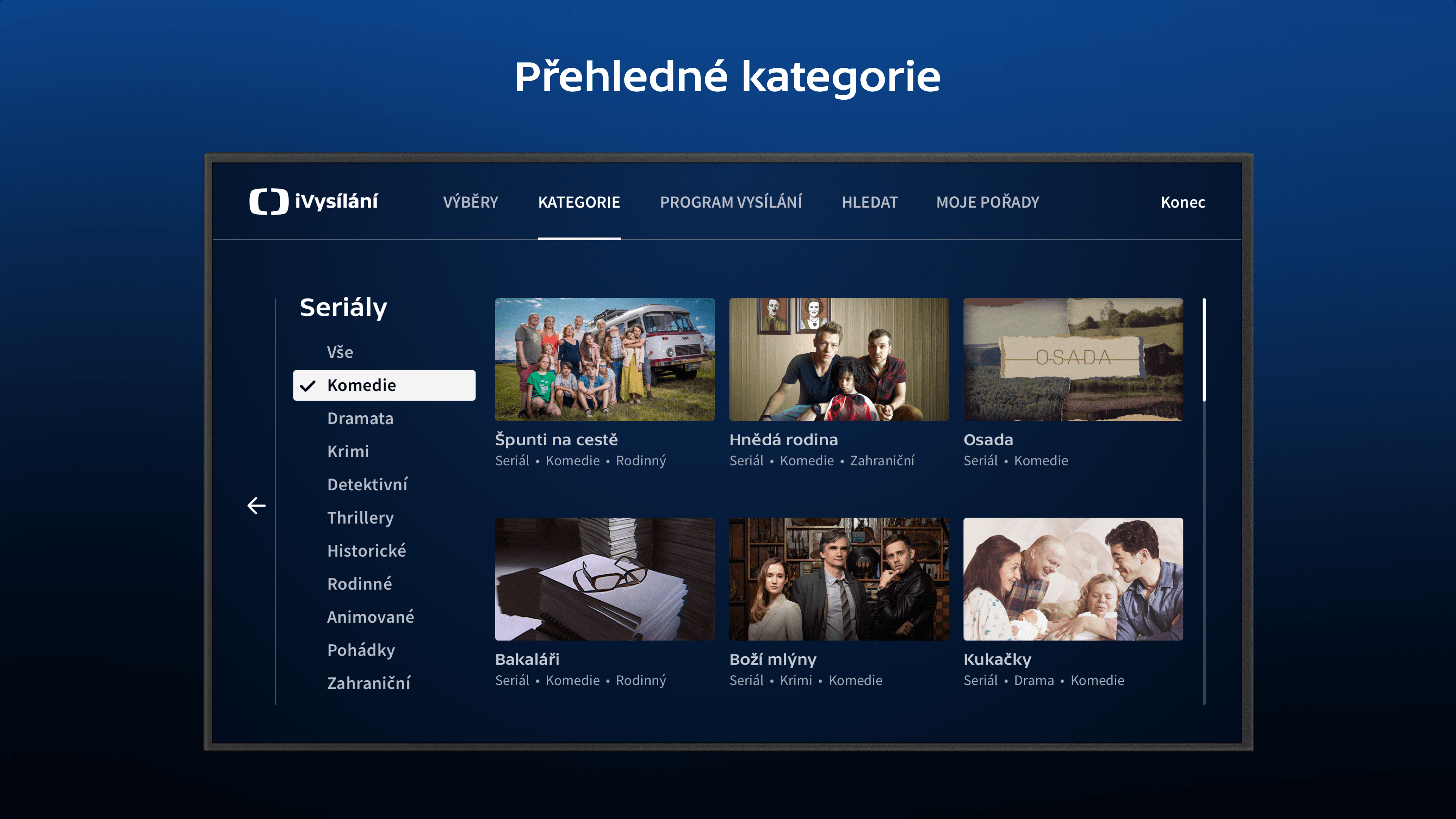 tv category overview