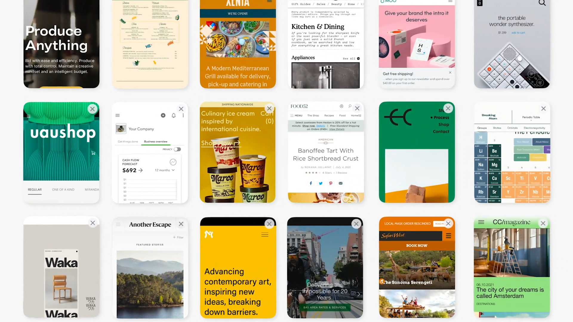 various app designs