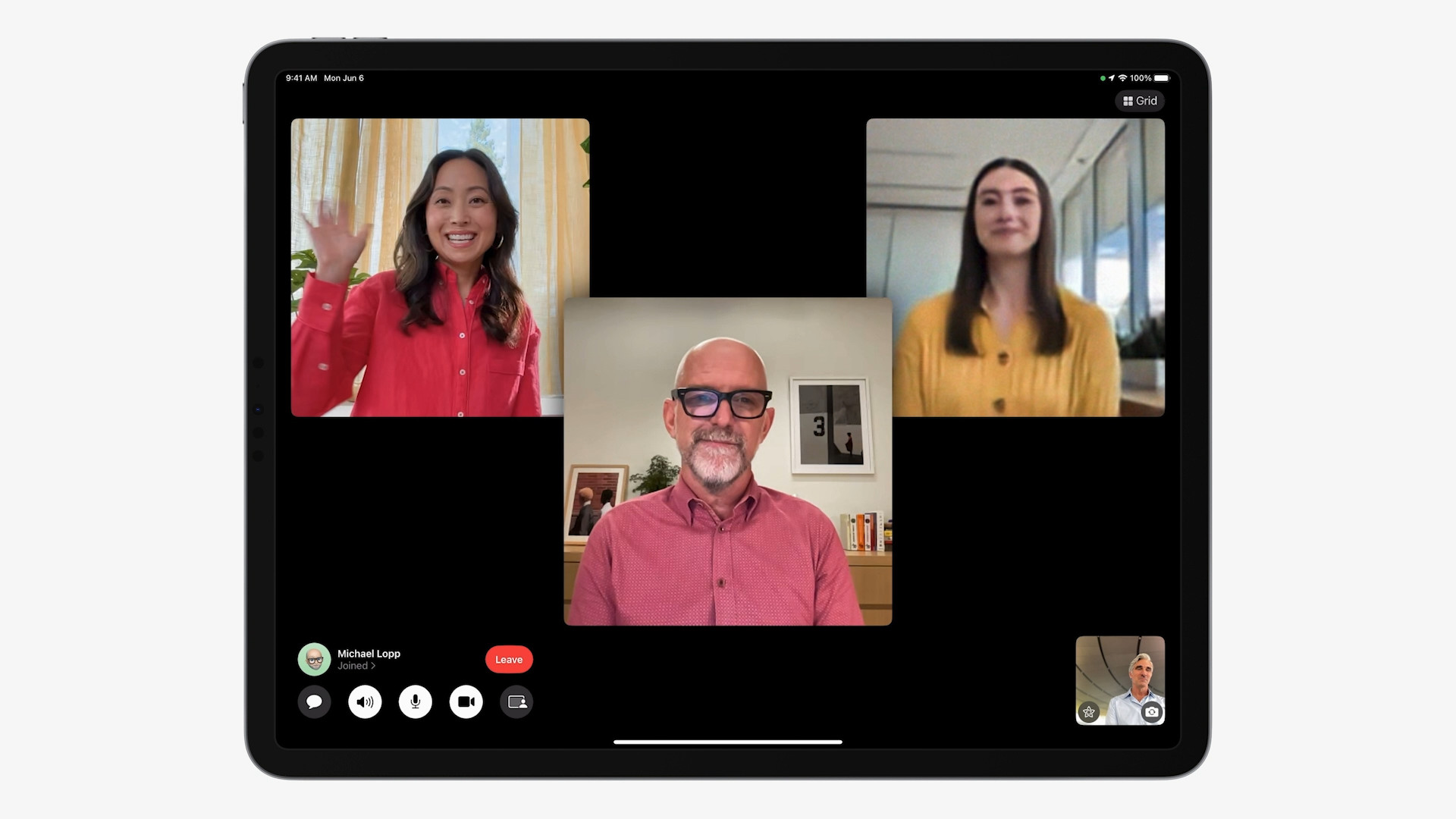 video call three people