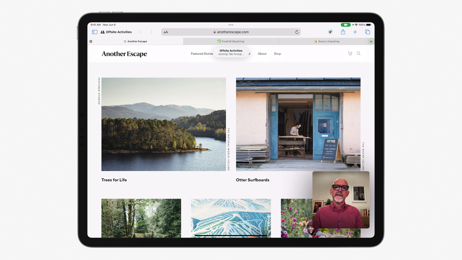 video call website view