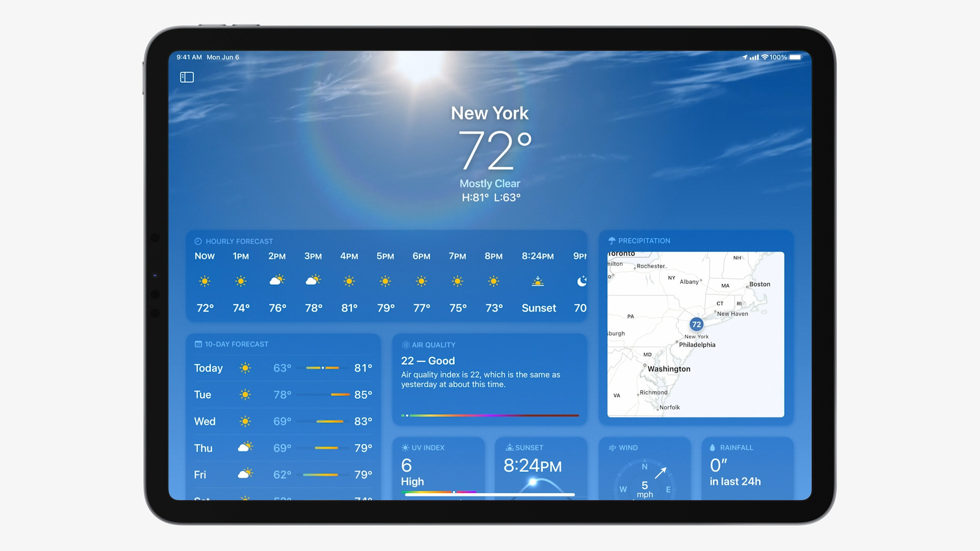weather app new york