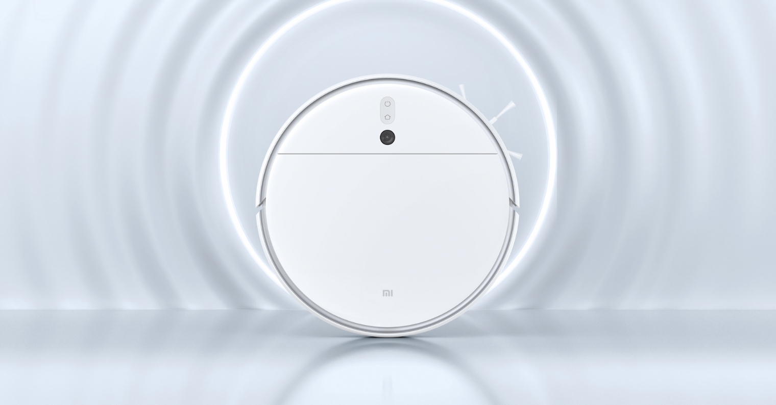 white robot vacuum