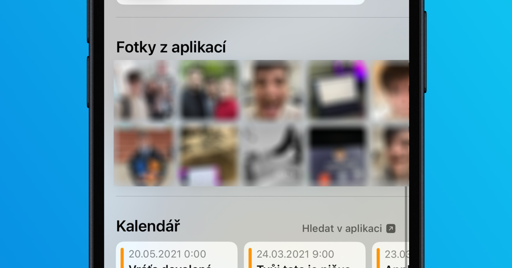 kontakty widget tipy ios 16