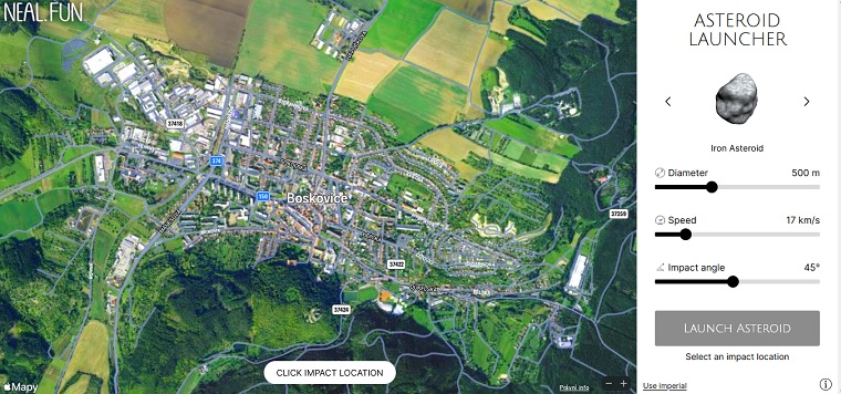 asteroid impact   FB