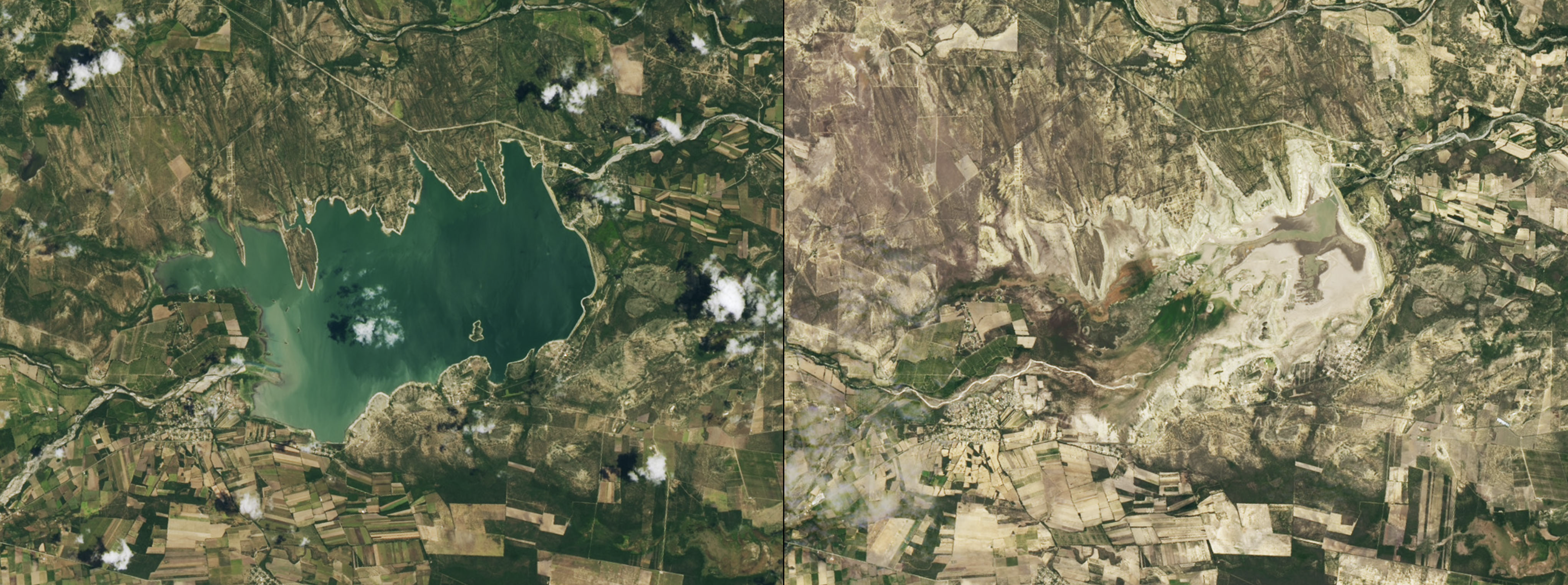 desertification lake comparison