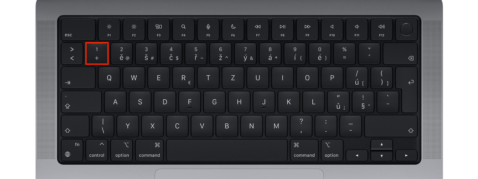 Jak dát na klávesnici plus?