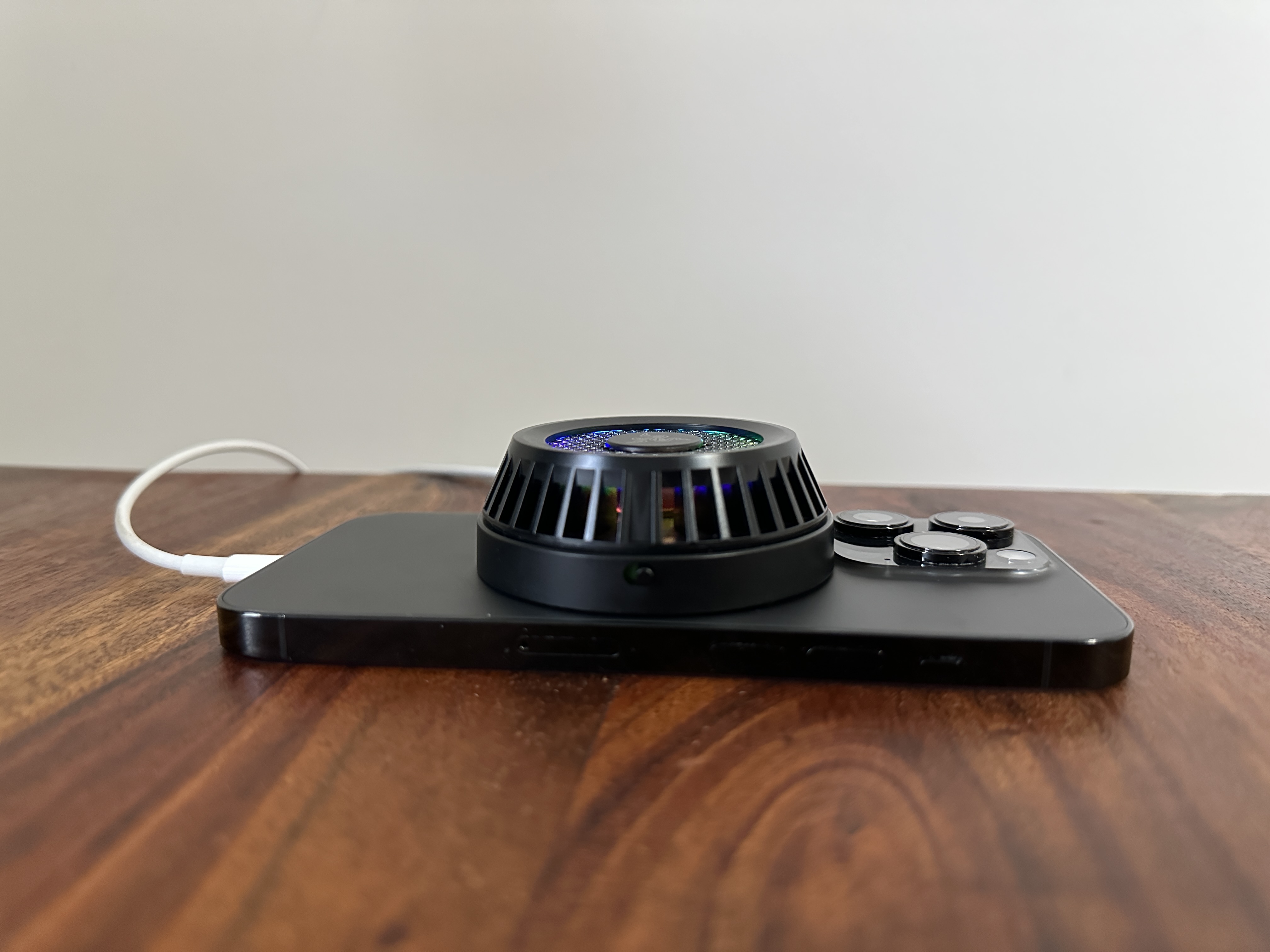 phone cooler side view