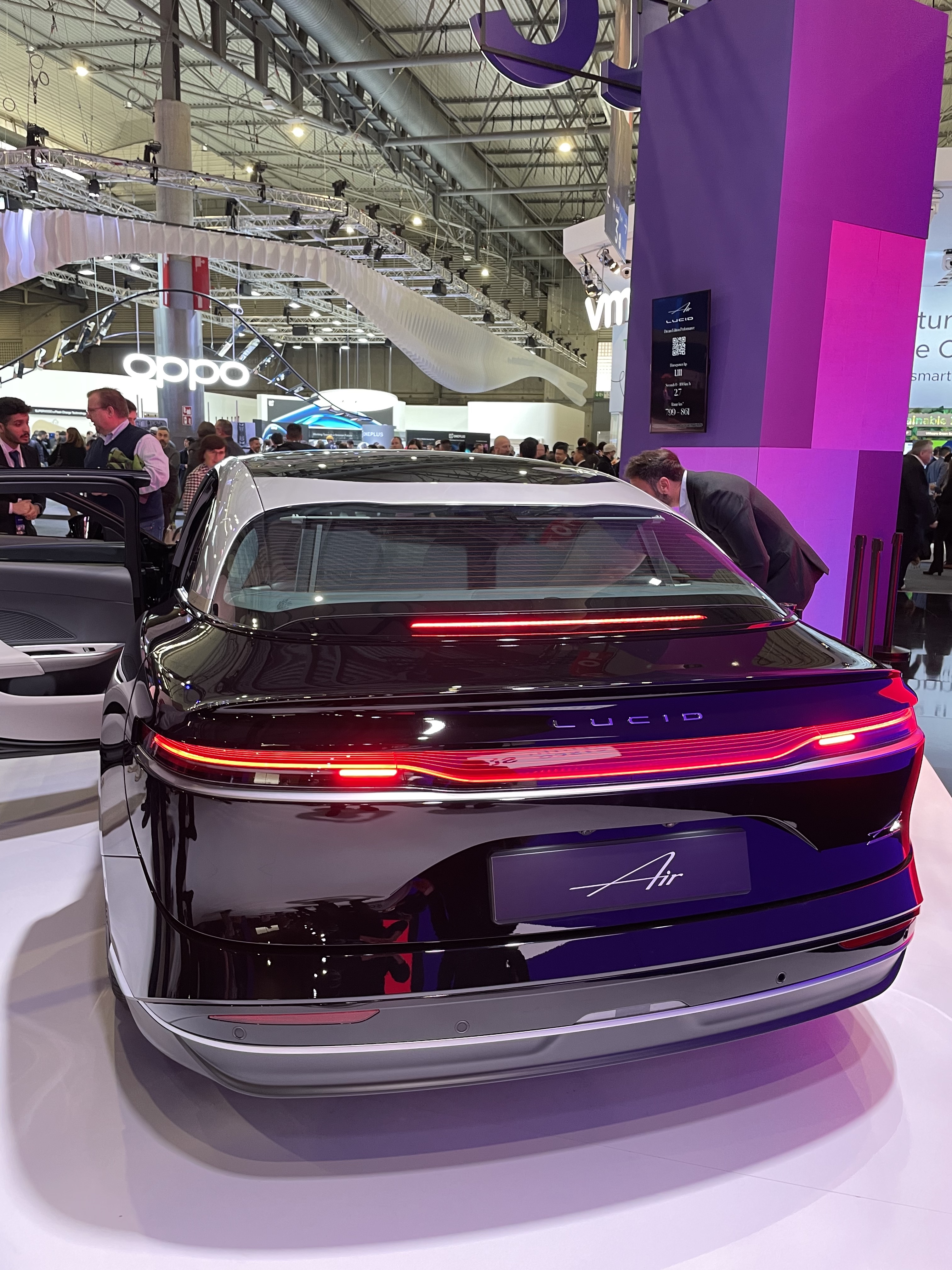 electric car rear view electric car rear view