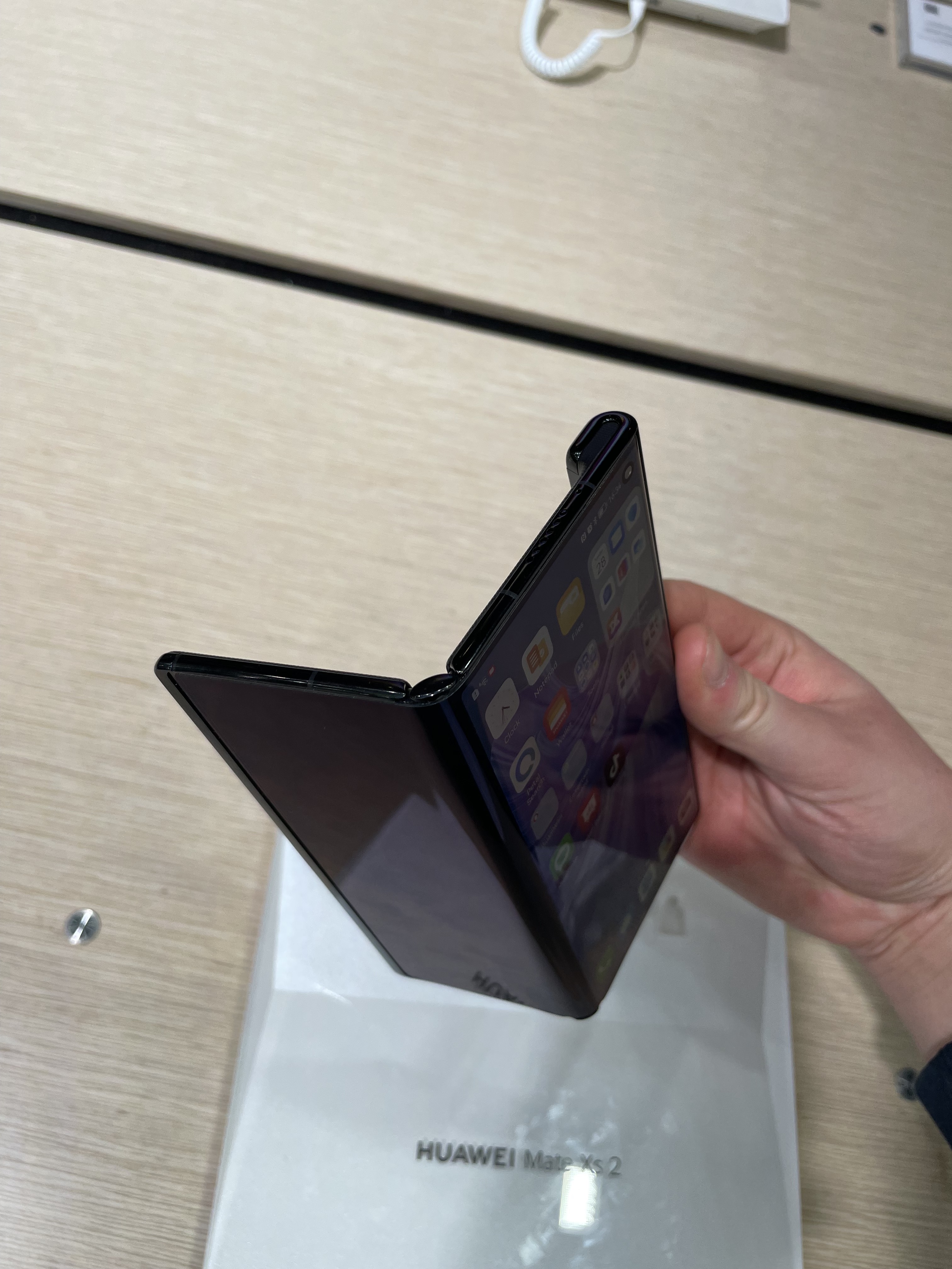 foldable smartphone back view foldable smartphone back view