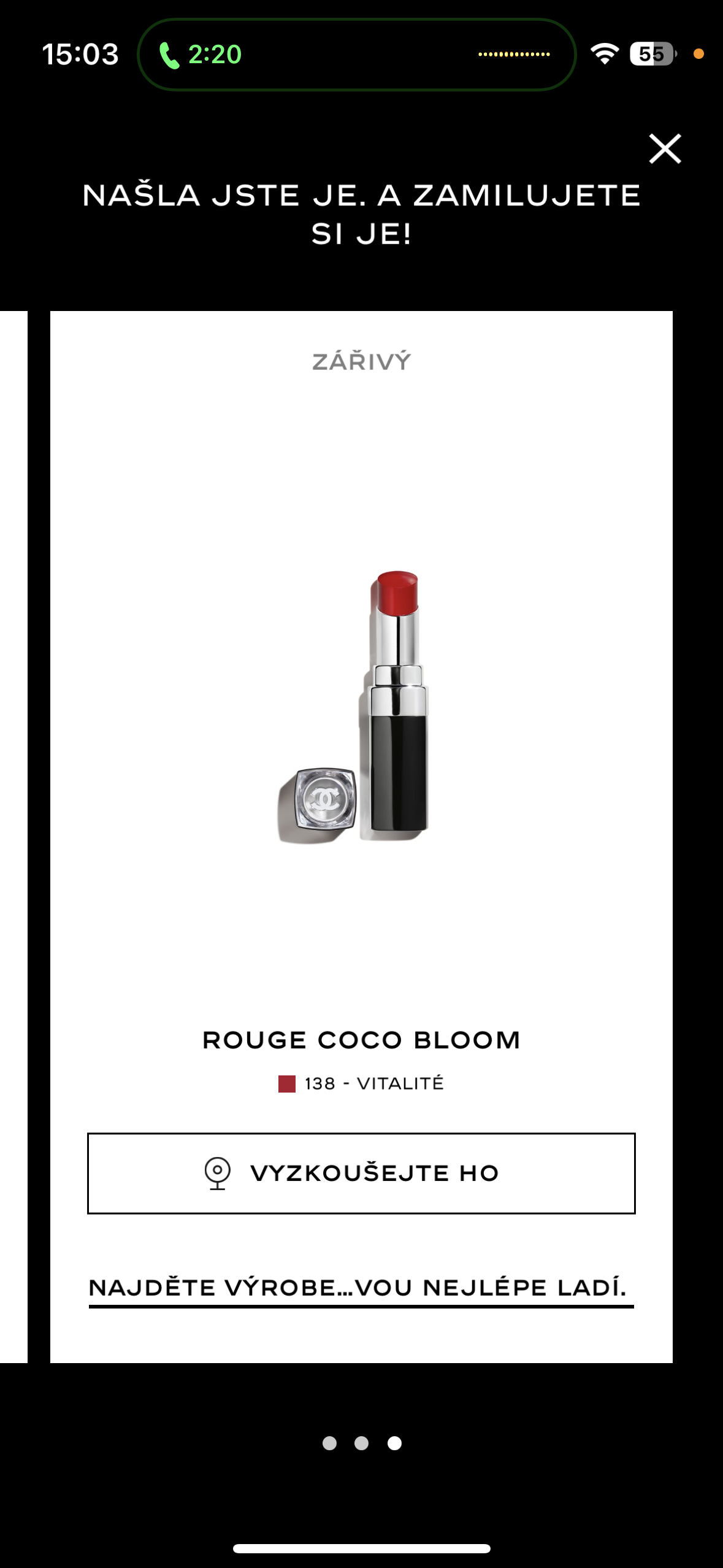 lipstick product selection