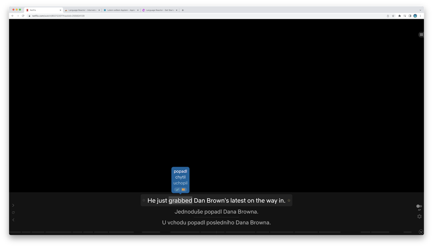 video subtitles highlight