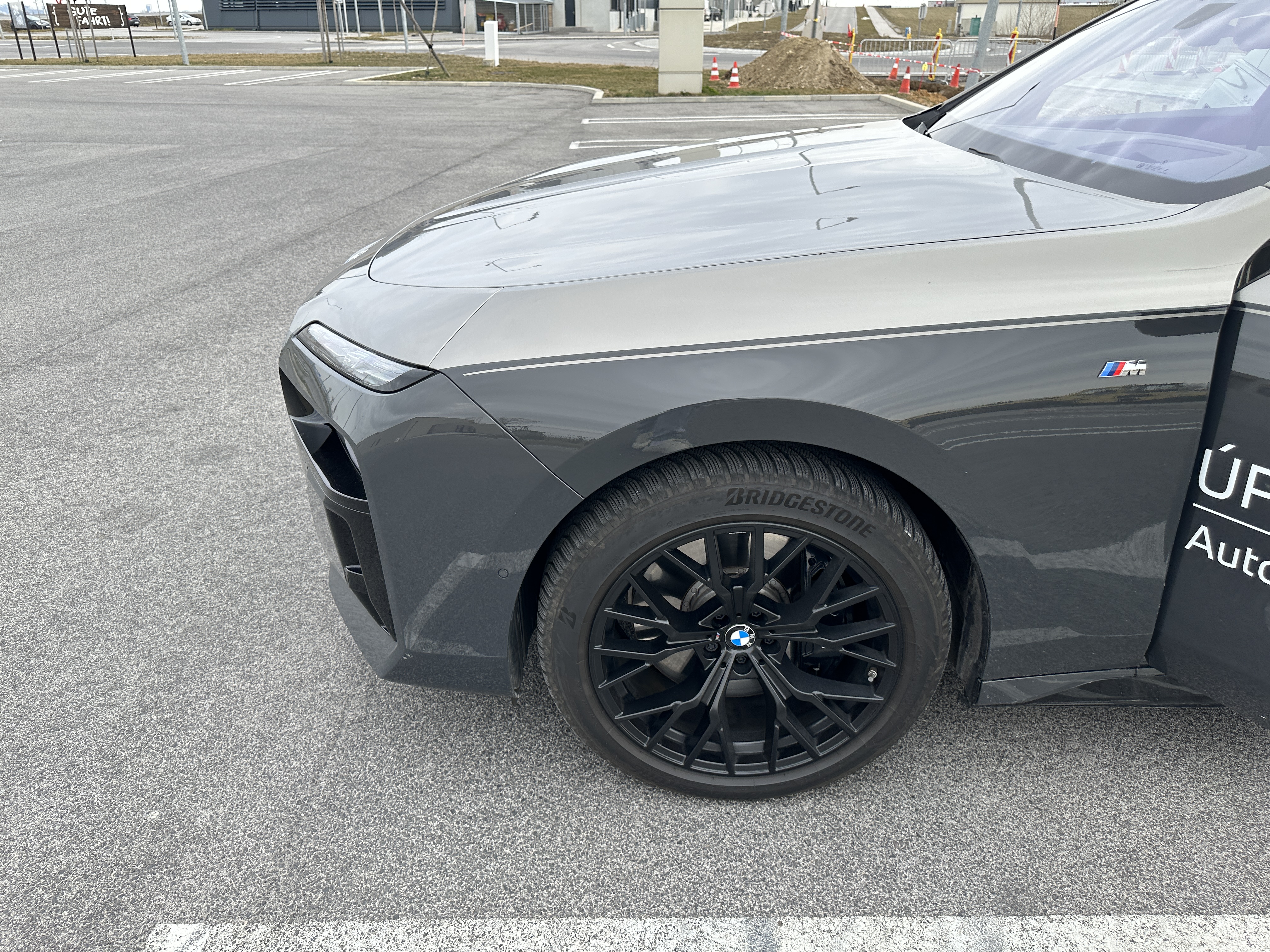 bmw front wheel closeup