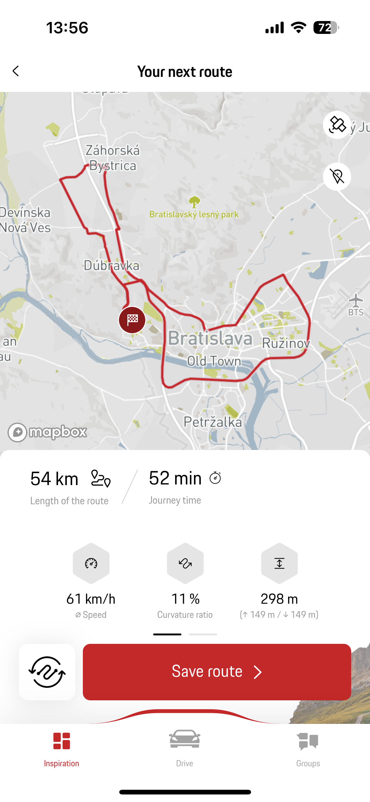 bratislava city route