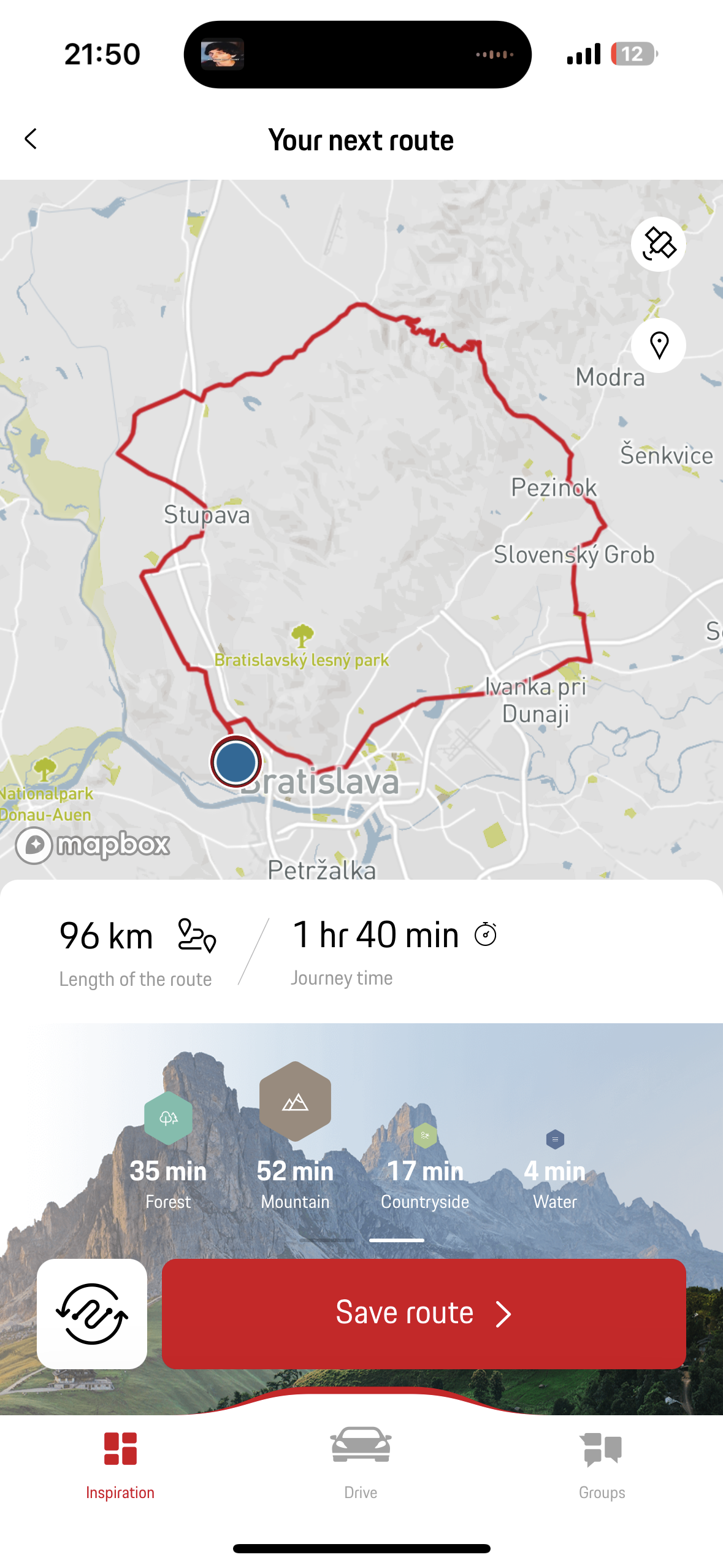 bratislava route overview