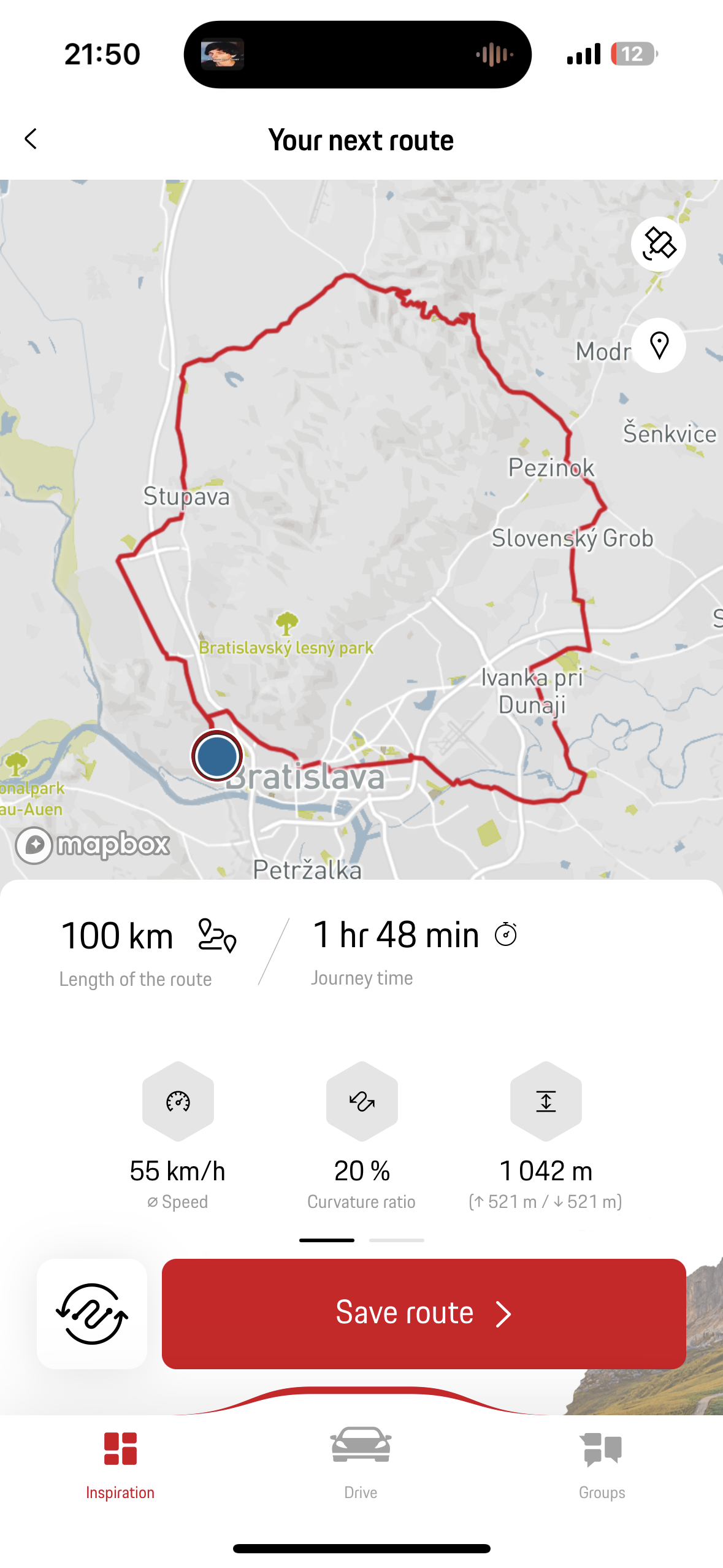 bratislava route summary