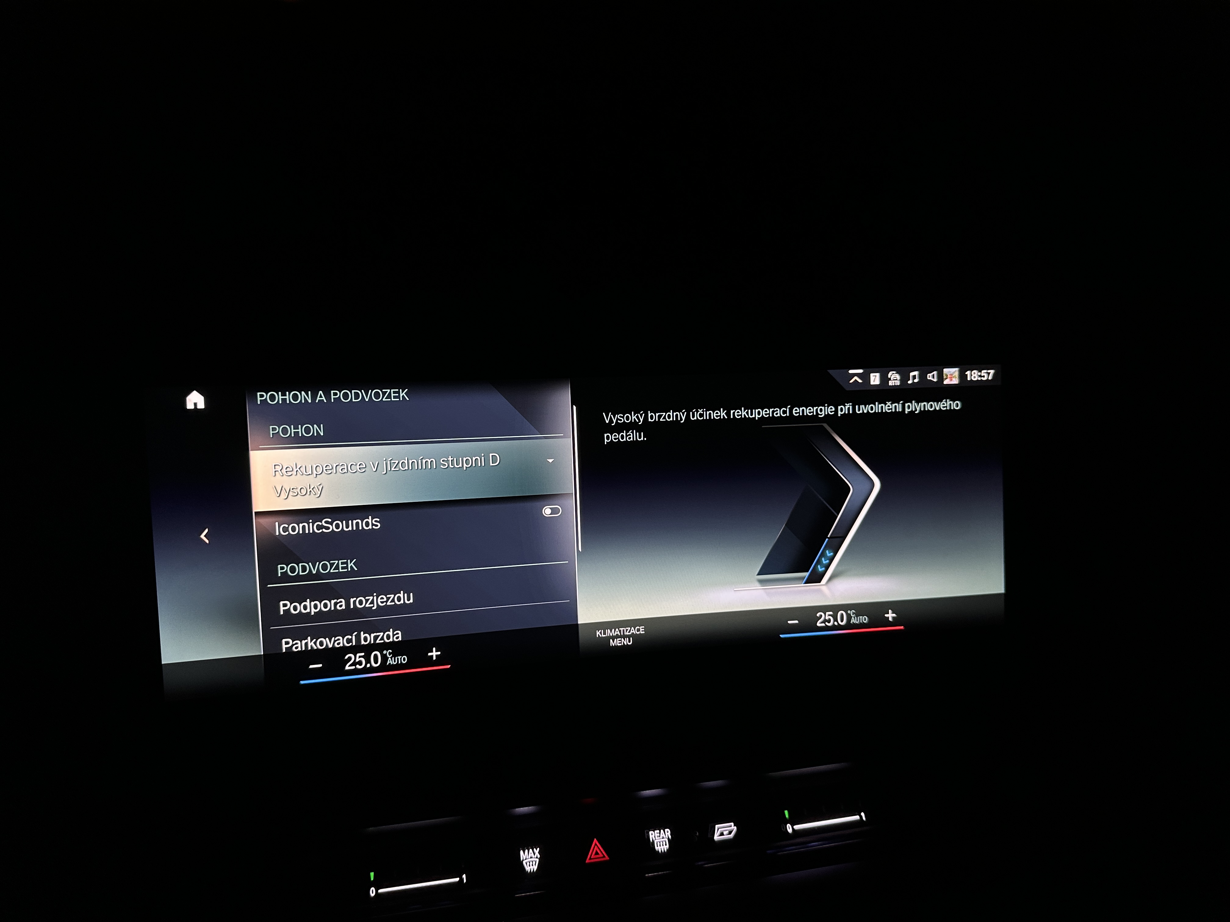 car dashboard rekuperace