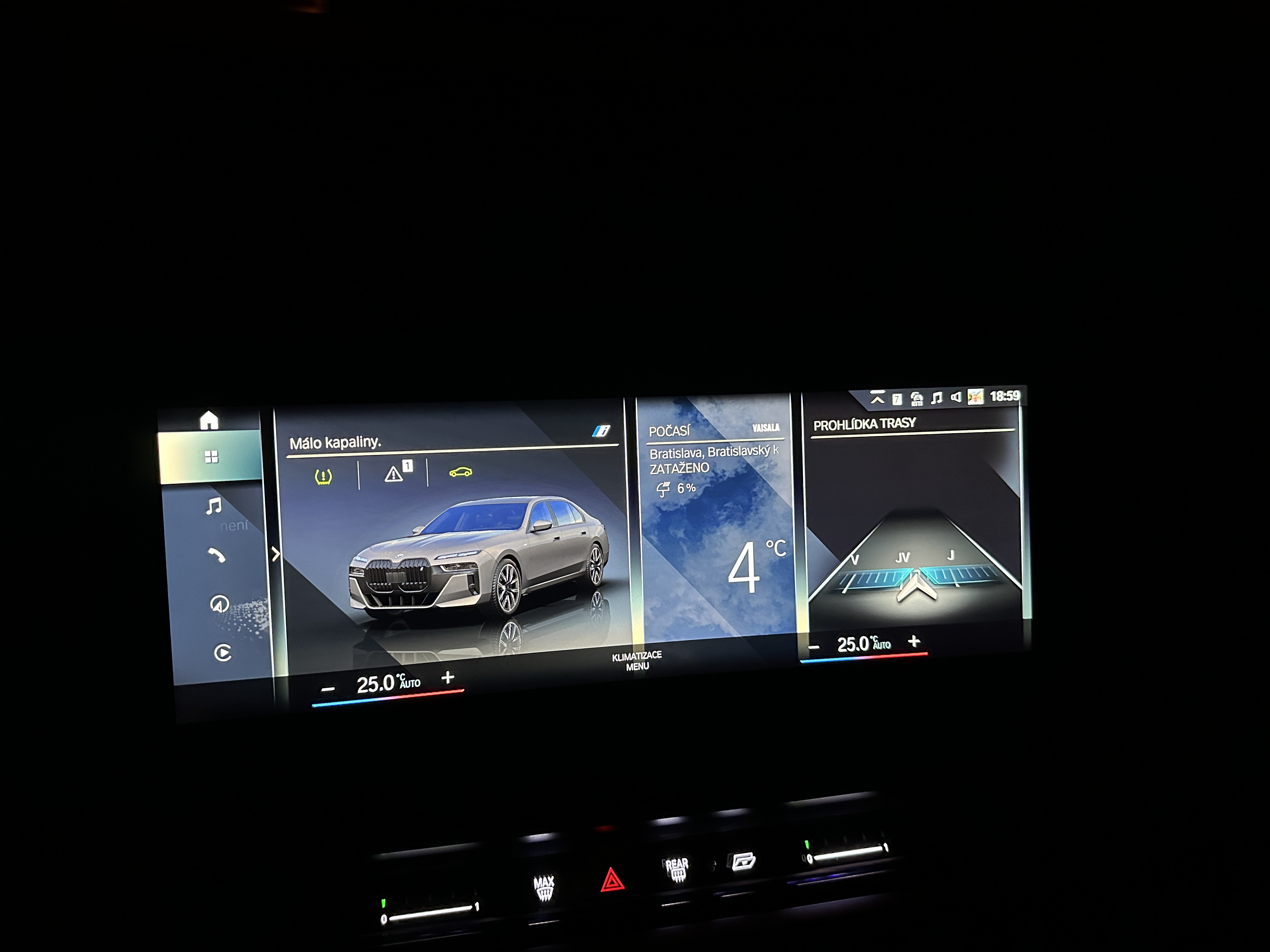 car dashboard vehicle info