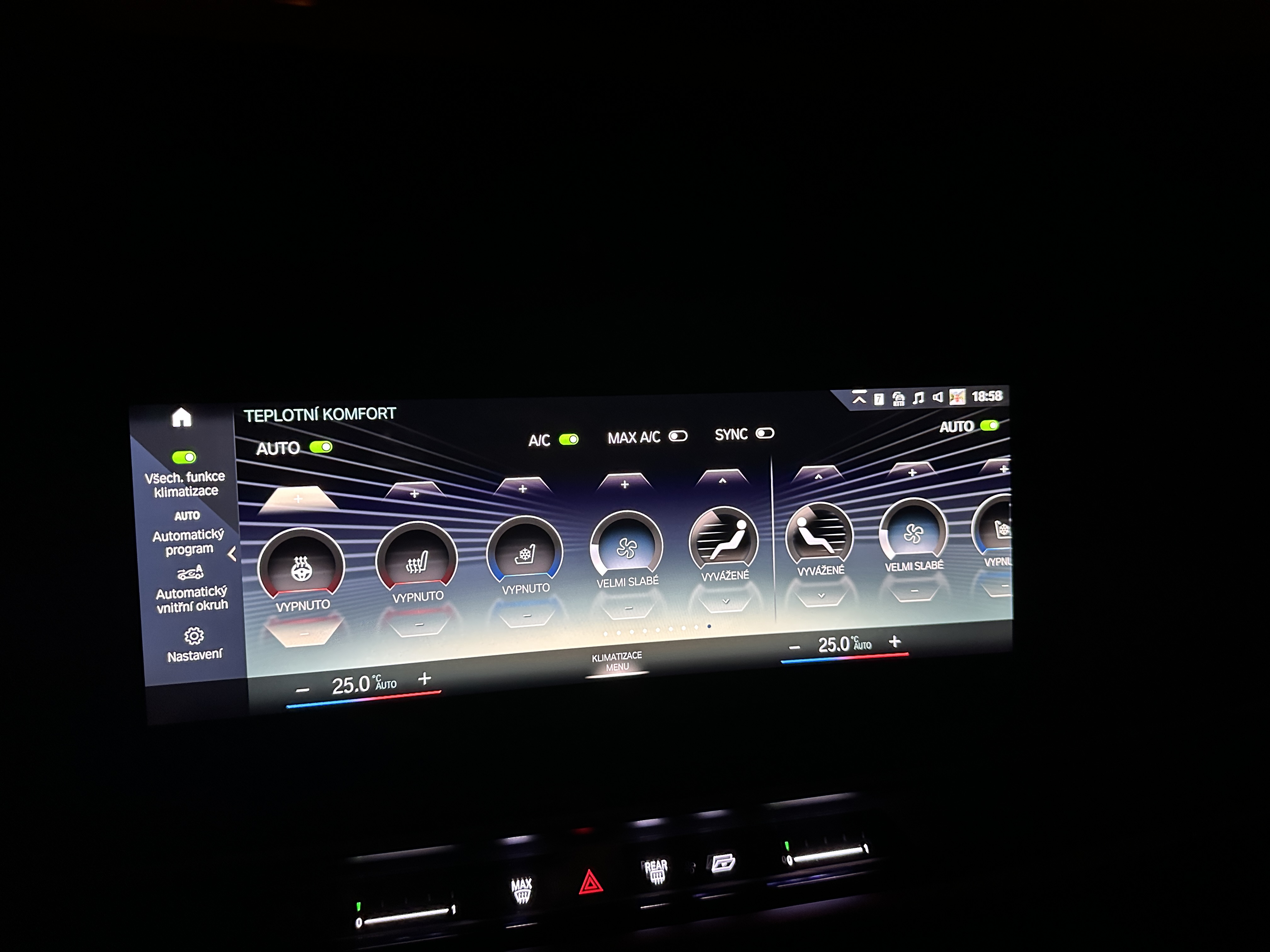 car driver seat settings