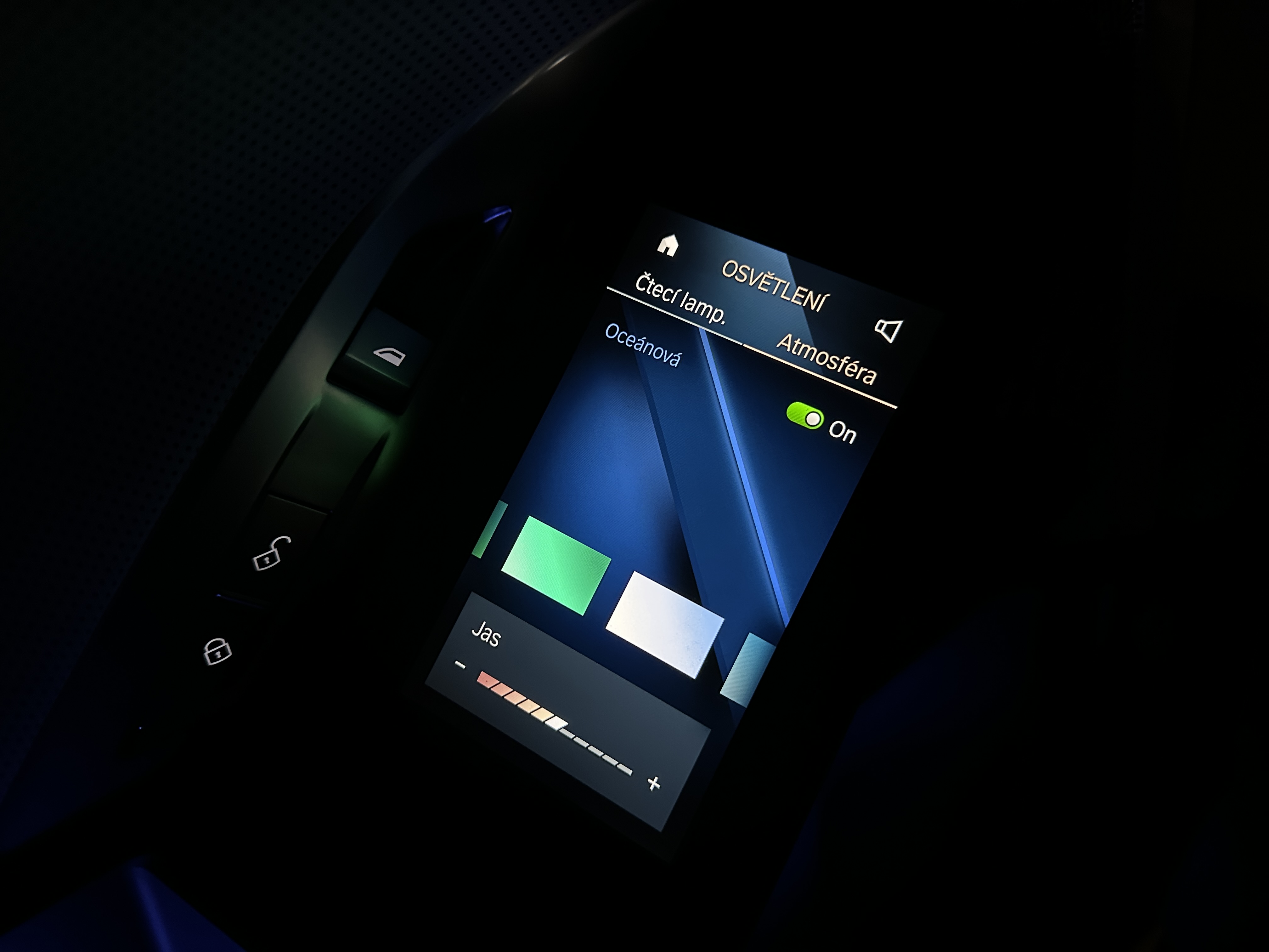 car interior lighting control