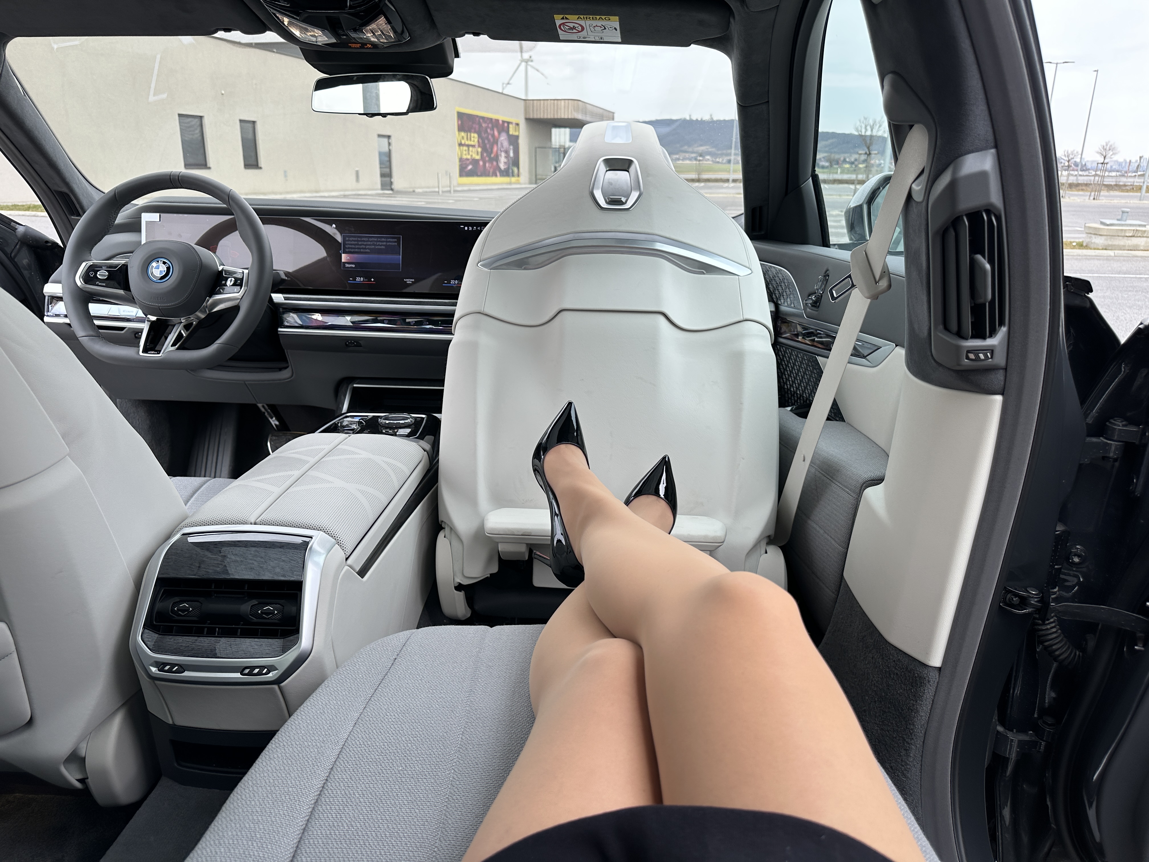 car interior view backseat