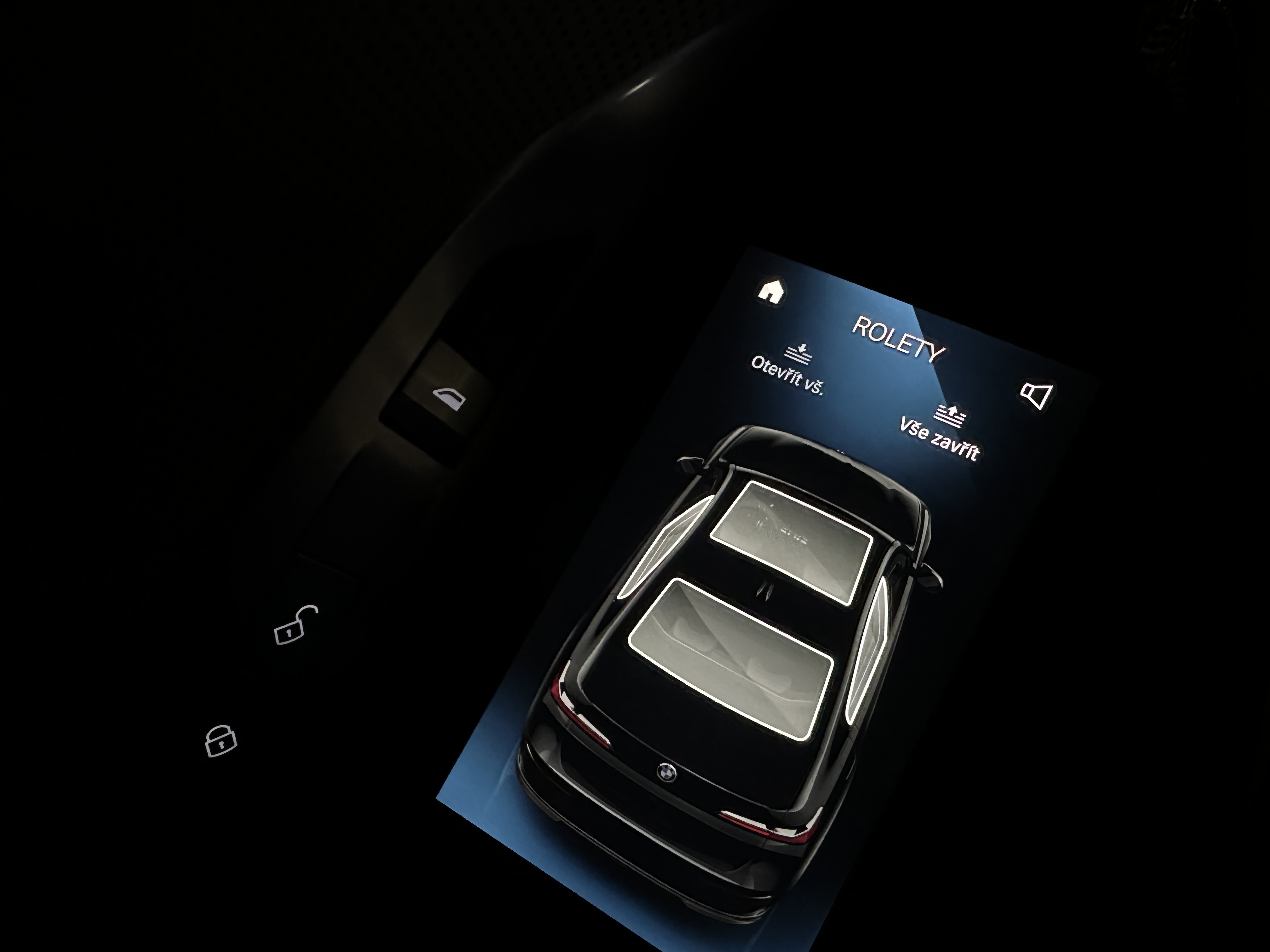 car roof window control