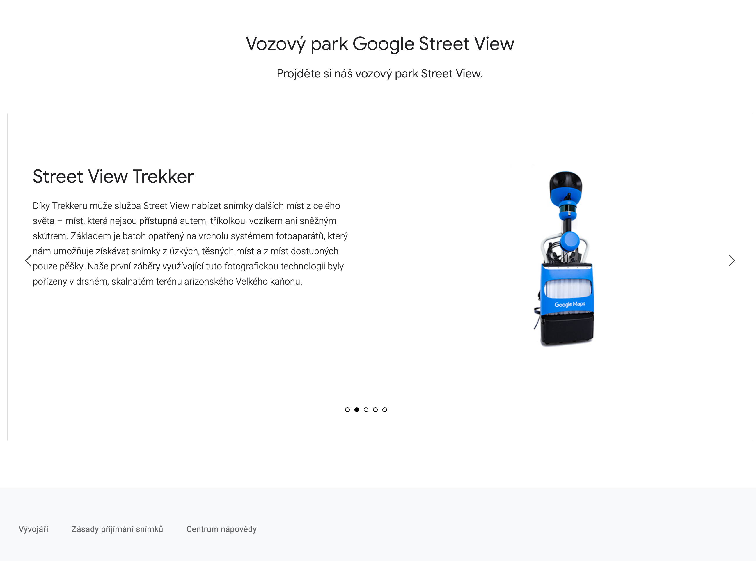google street view trekker