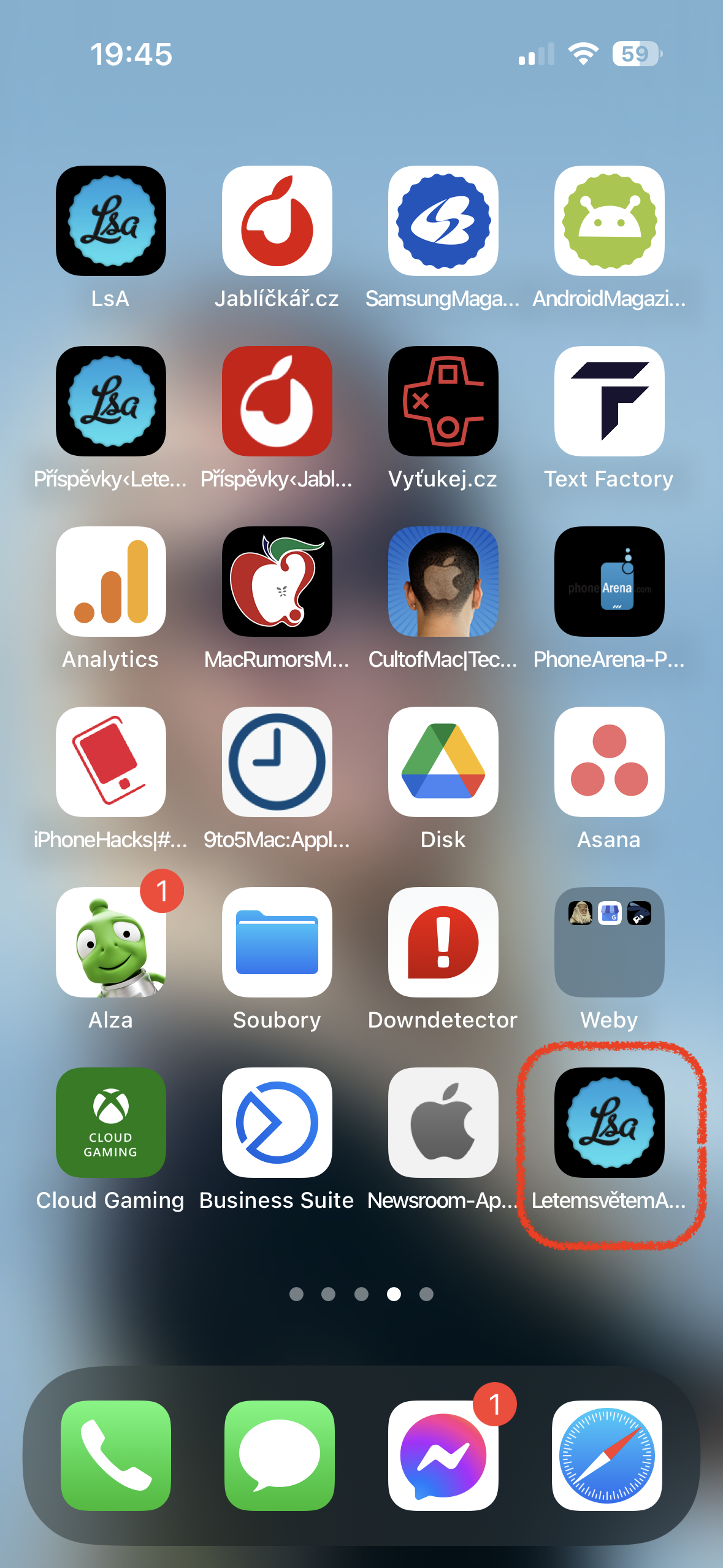 home screen app icons