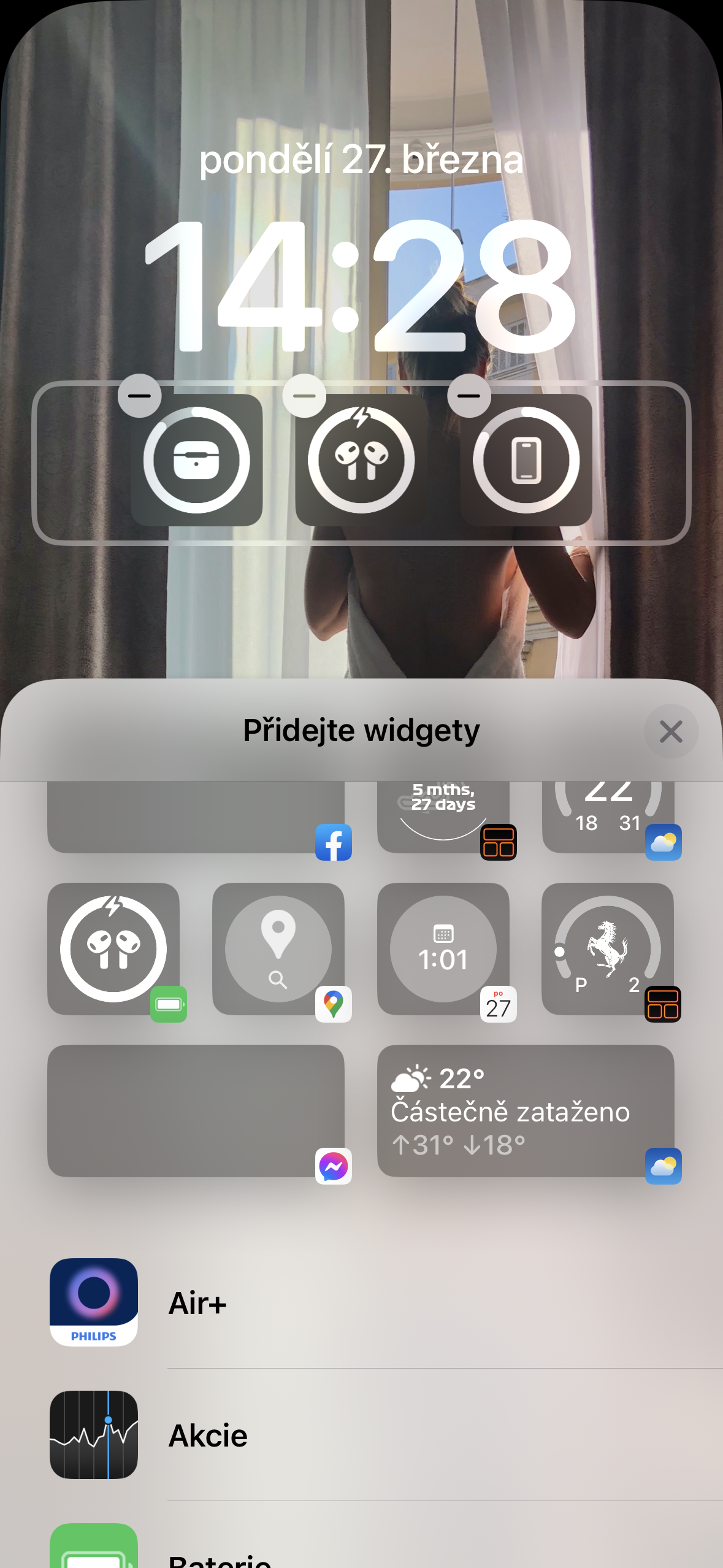 home screen widgets time