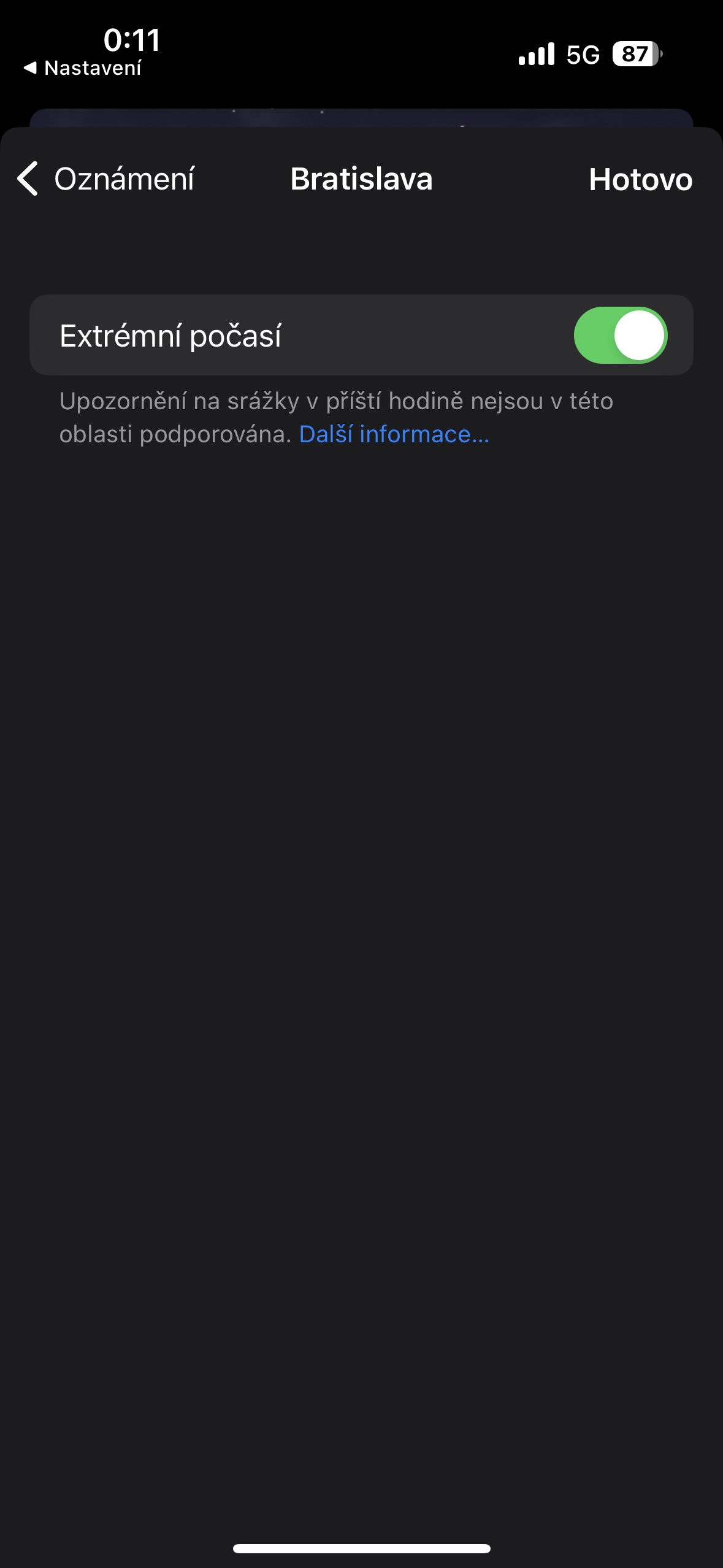 iphone bratislava weather