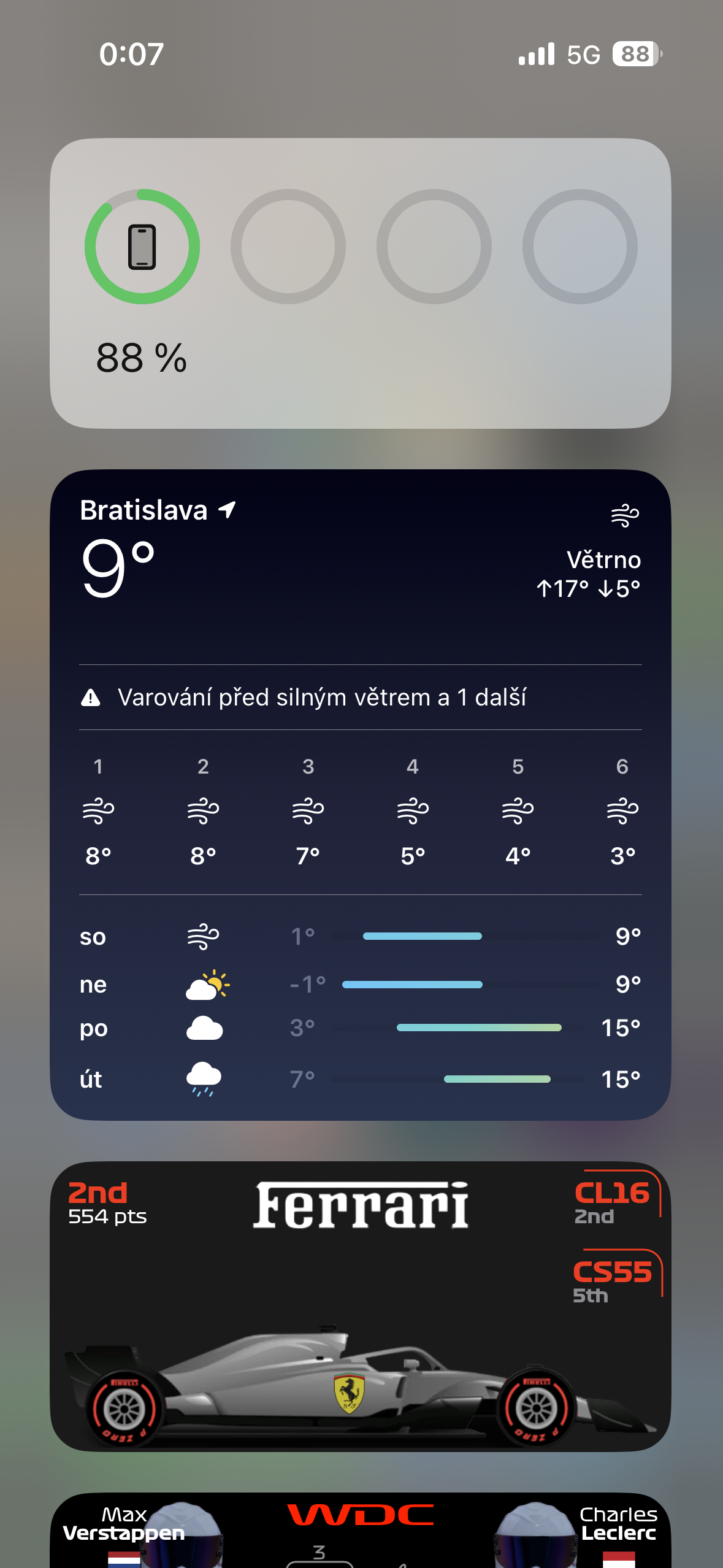 iphone weather widget