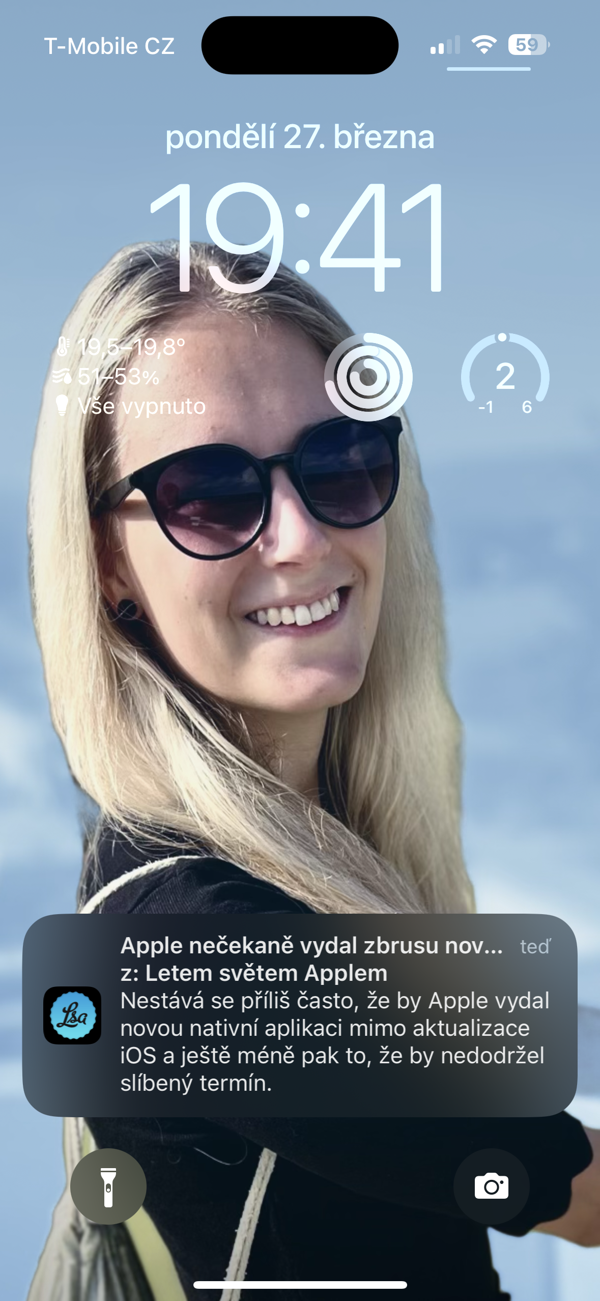 lock screen notification apple