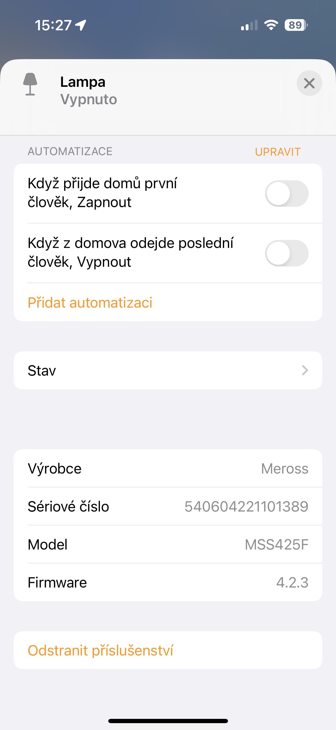 smart light automation settings