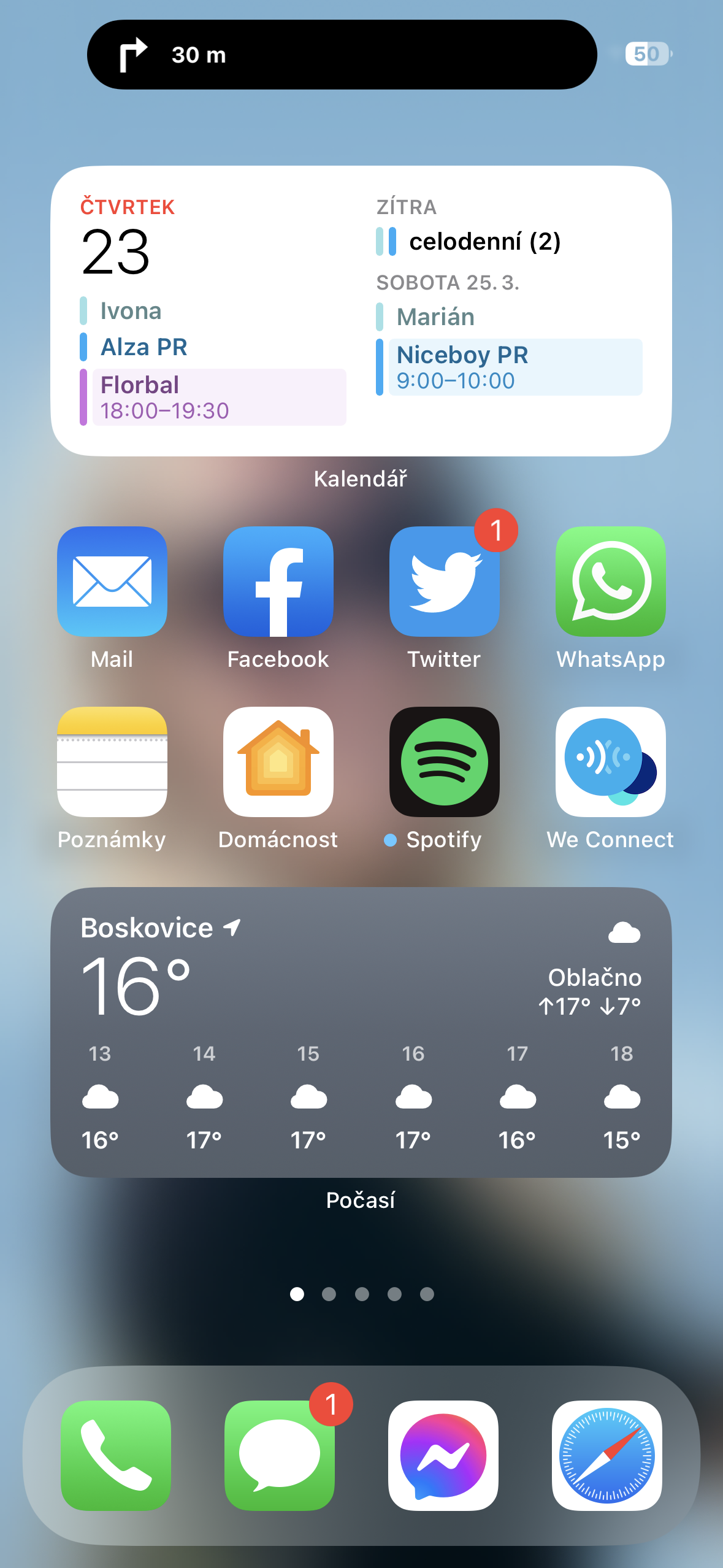 smartphone home screen