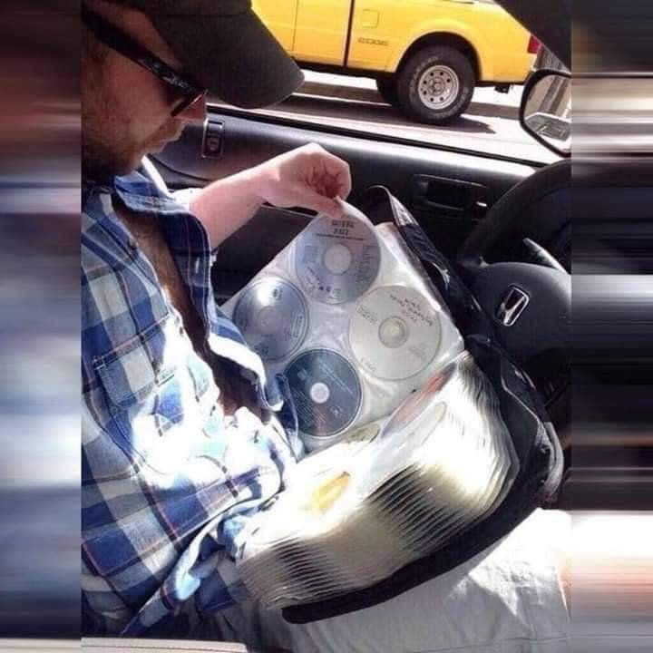 cd case in car