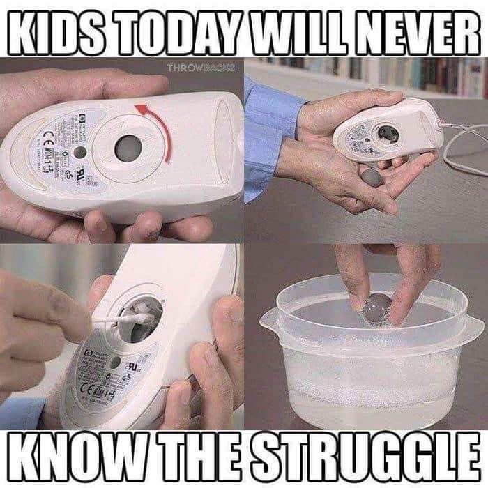 cleaning mouse ball meme