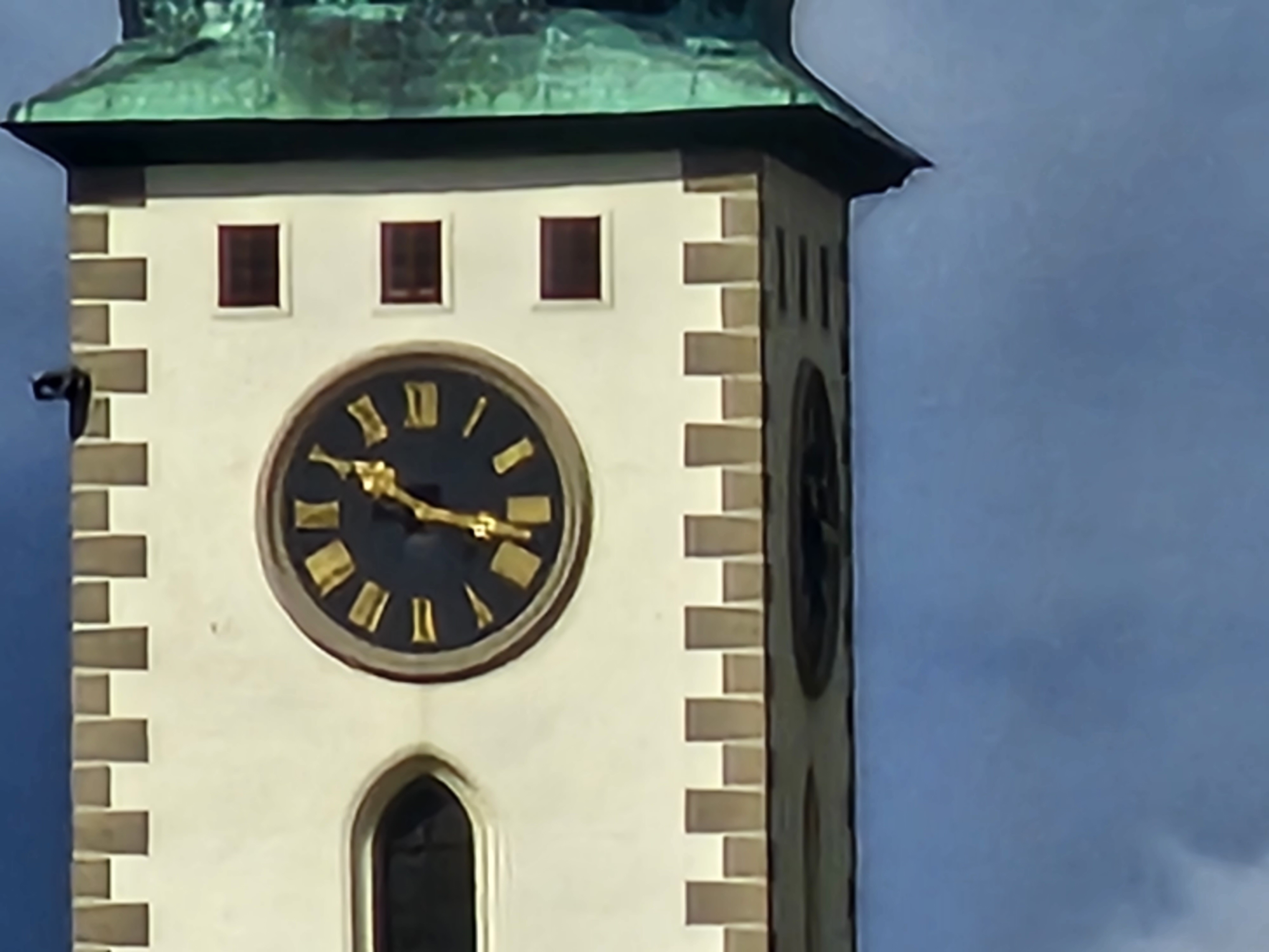 clock tower closeup