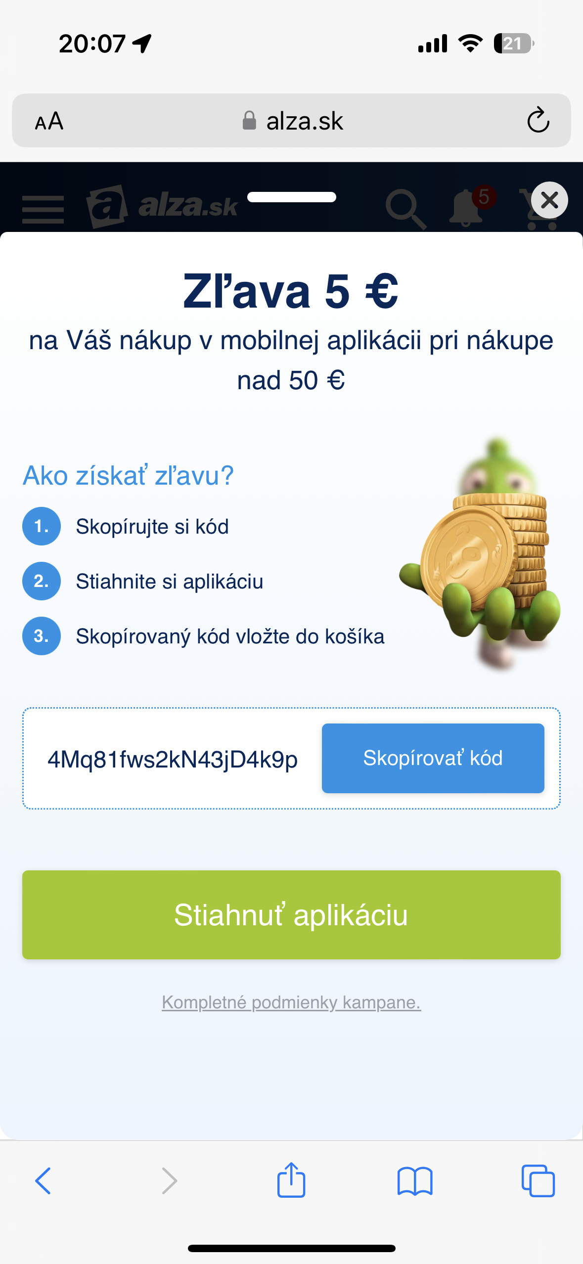 discount code promotion page sk