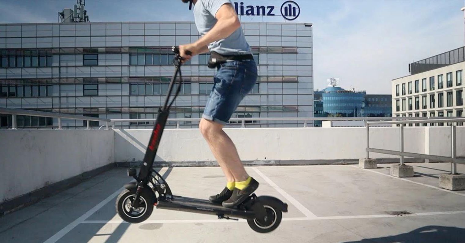 electric scooter jump