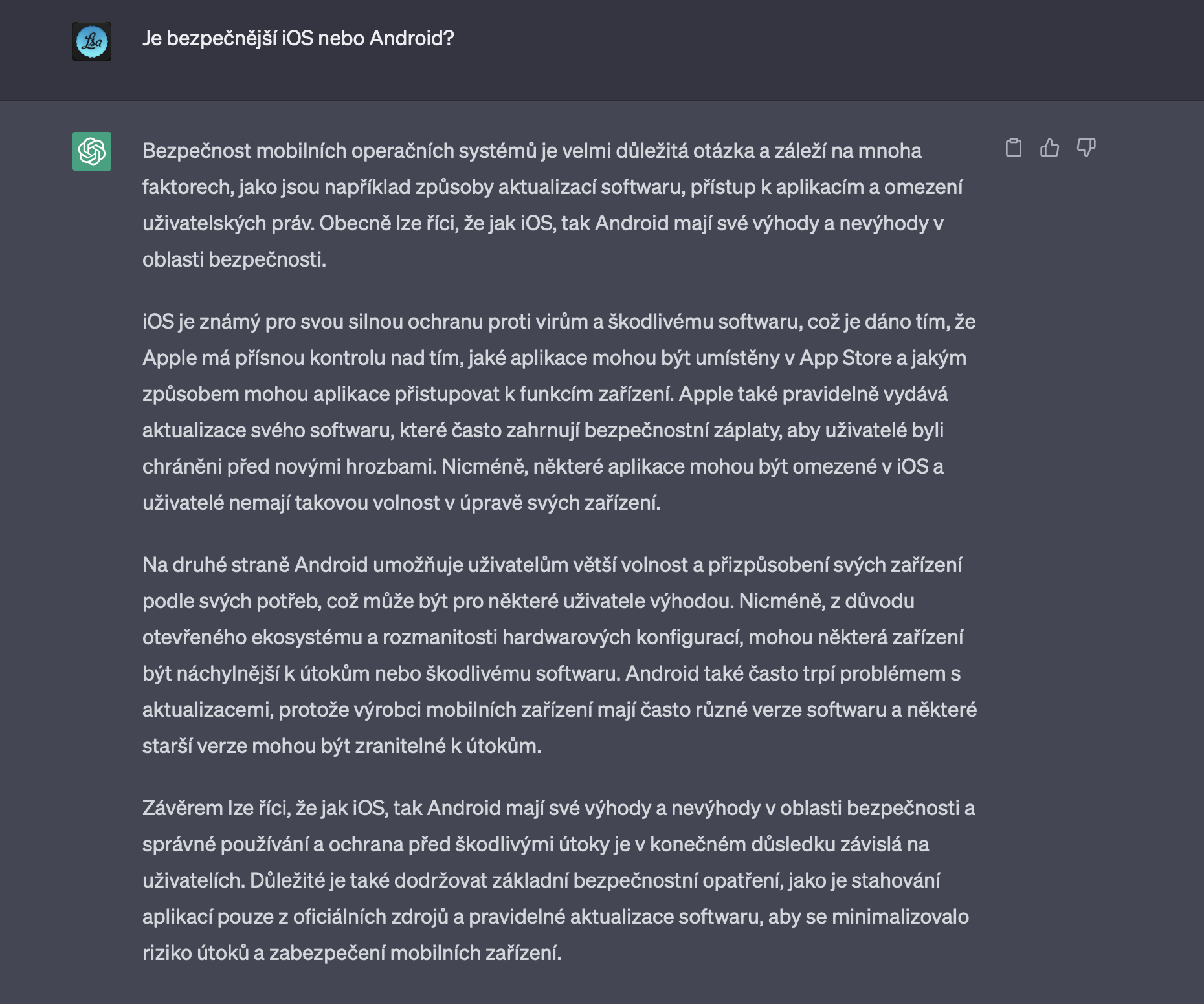 ios vs android security